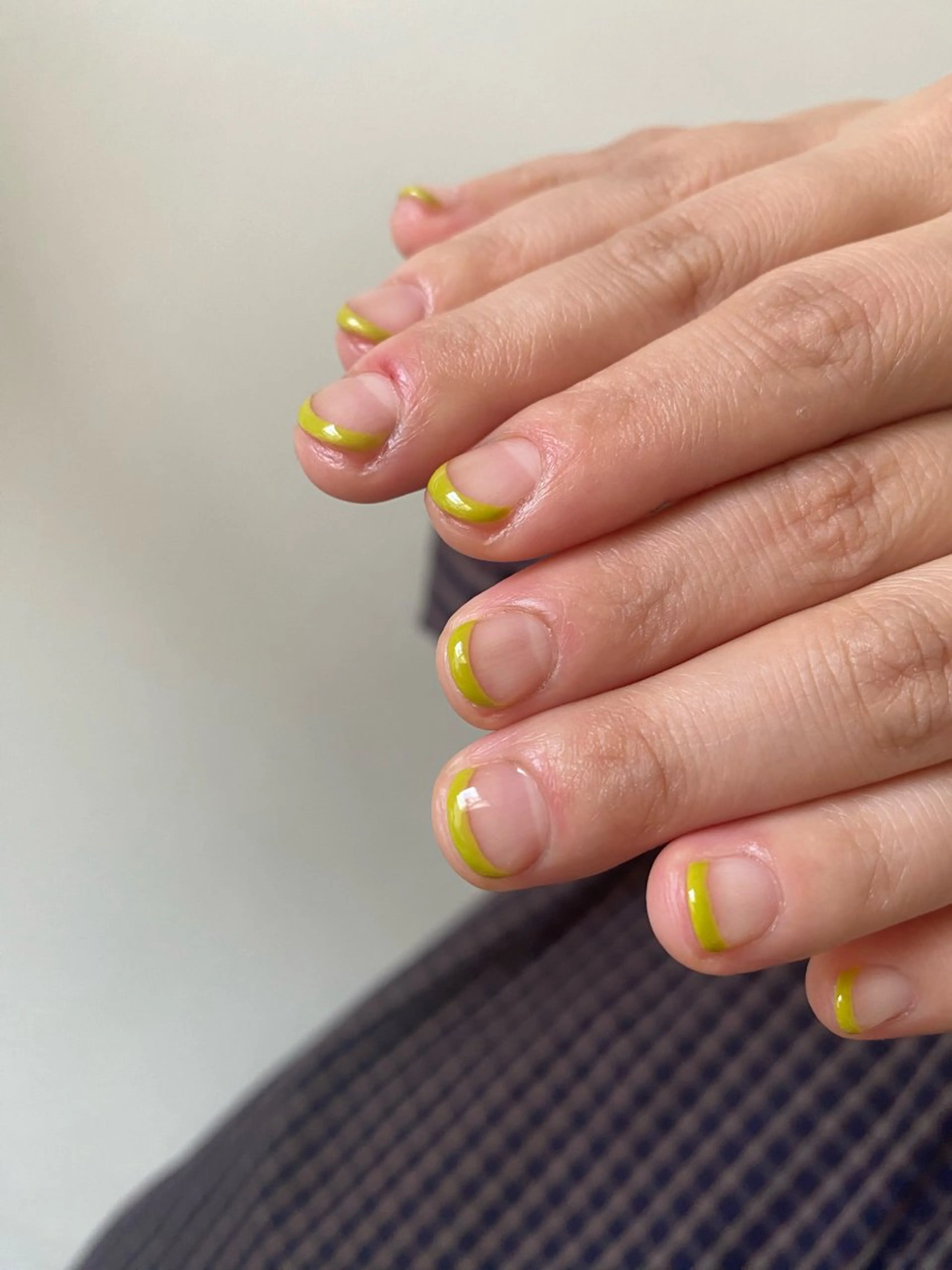 ネイル フレンチネイル 黄色 神戸ネイル/摂津本山 yinのその他イメージ