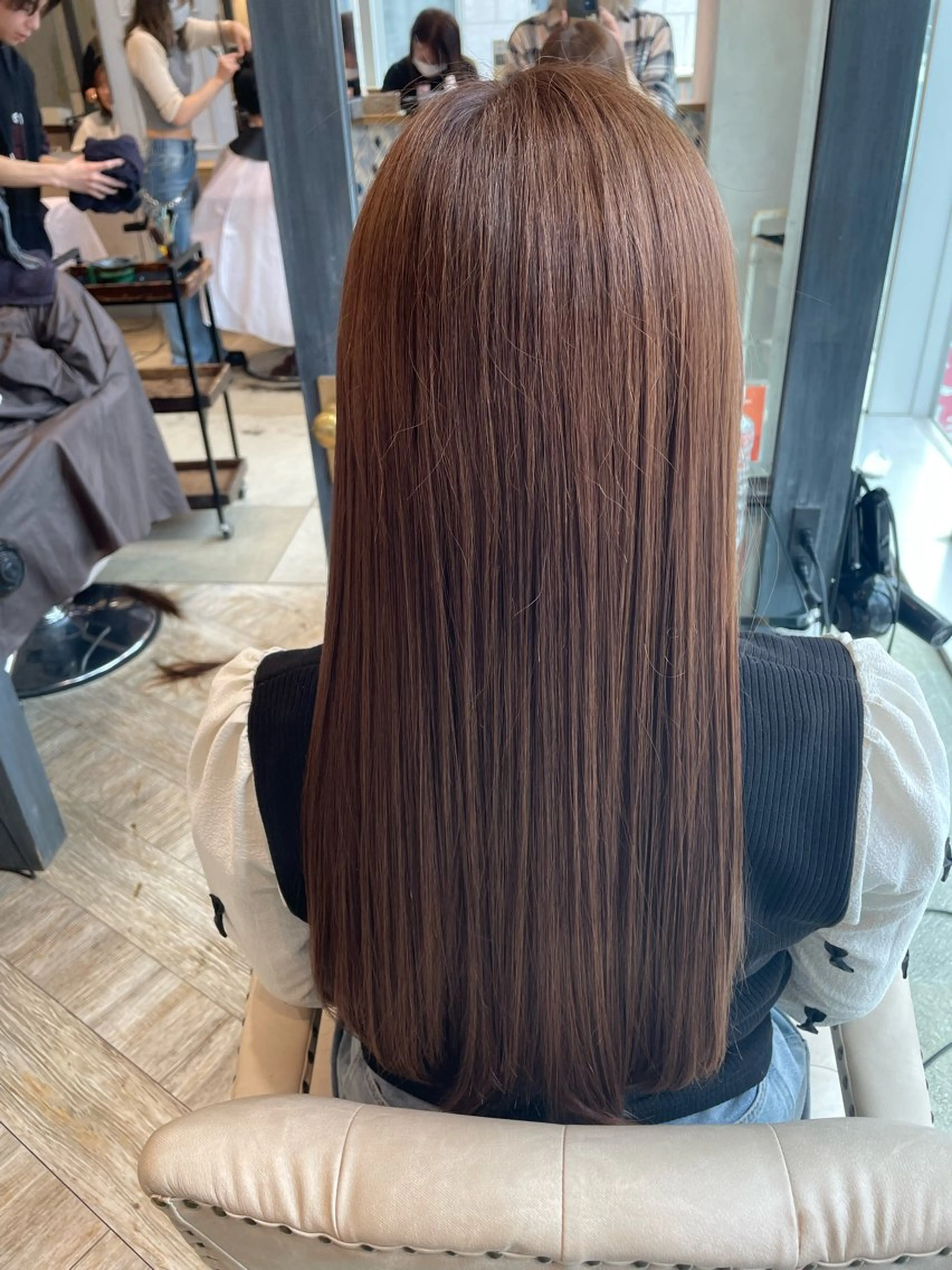 ロング カラー カット ヘアカラー 🌻あらしろ なつき🌻のヘアスタイル