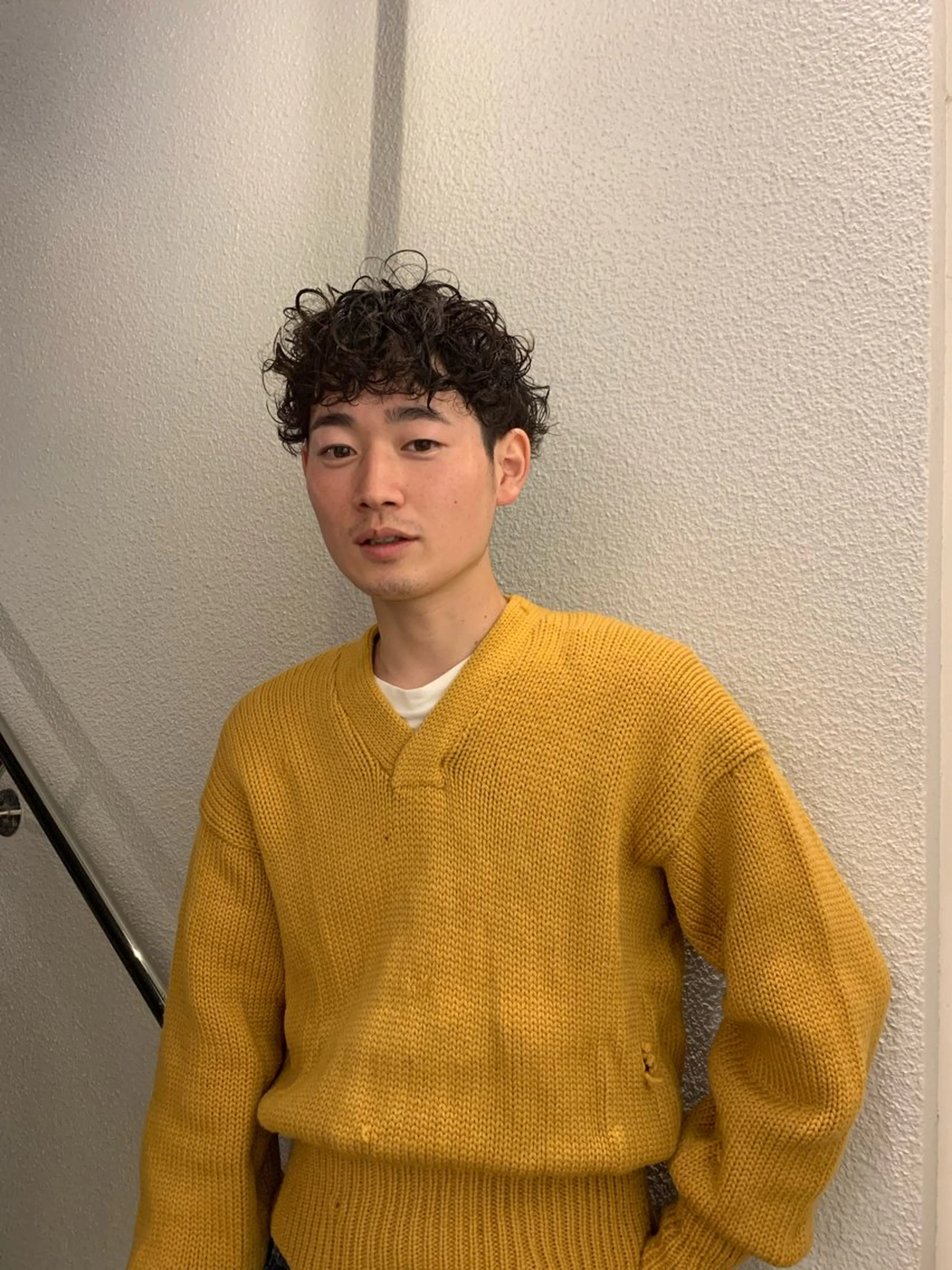 ショート パーマ メンズ 似合わせカット⚪︎ /フェイスレイヤーのヘアスタイル