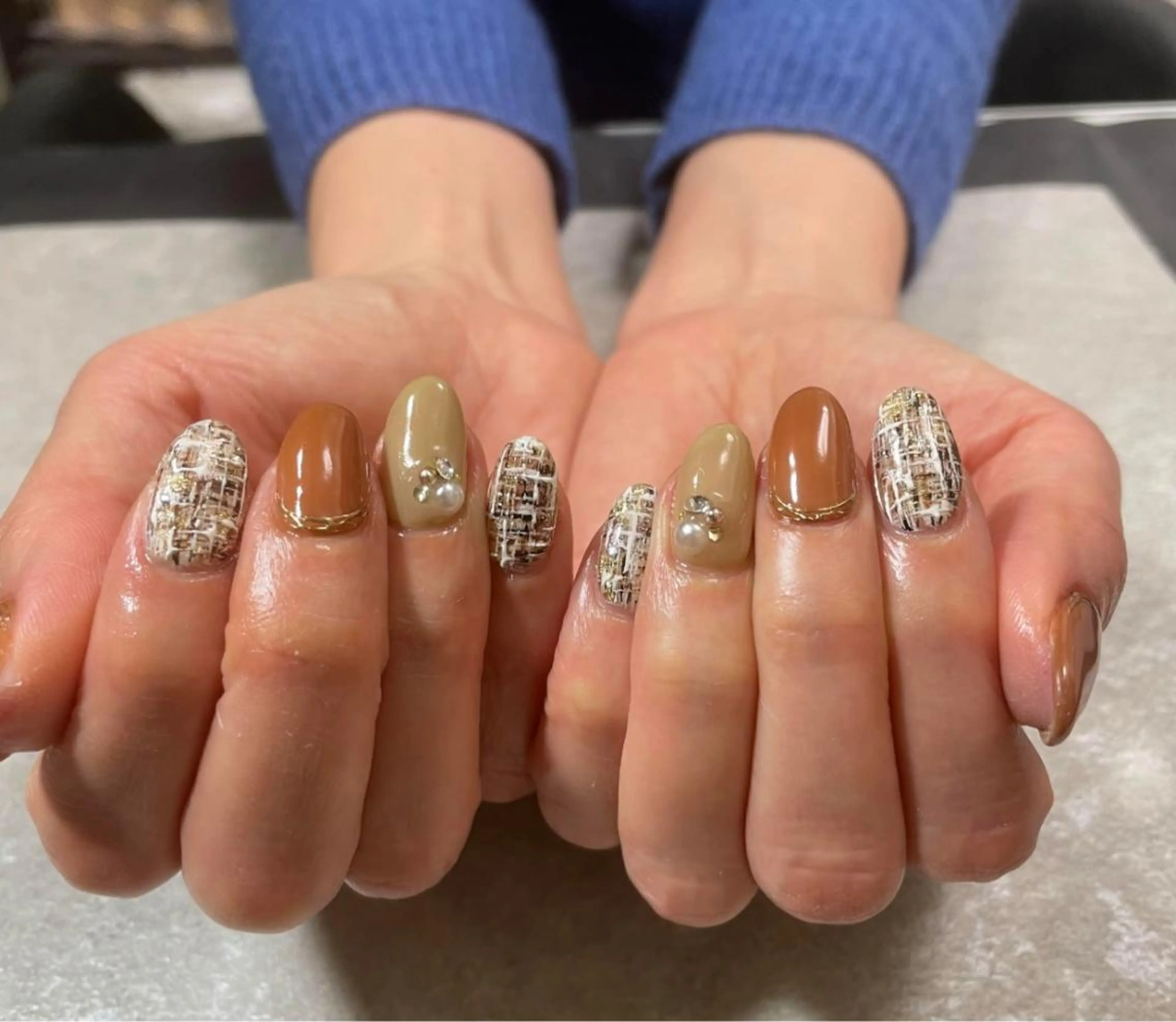 ネイル オーロラネイル クリアネイル ジェルネイル 持ち込み ワンカラーネイル sincere nailのネイルデザイン