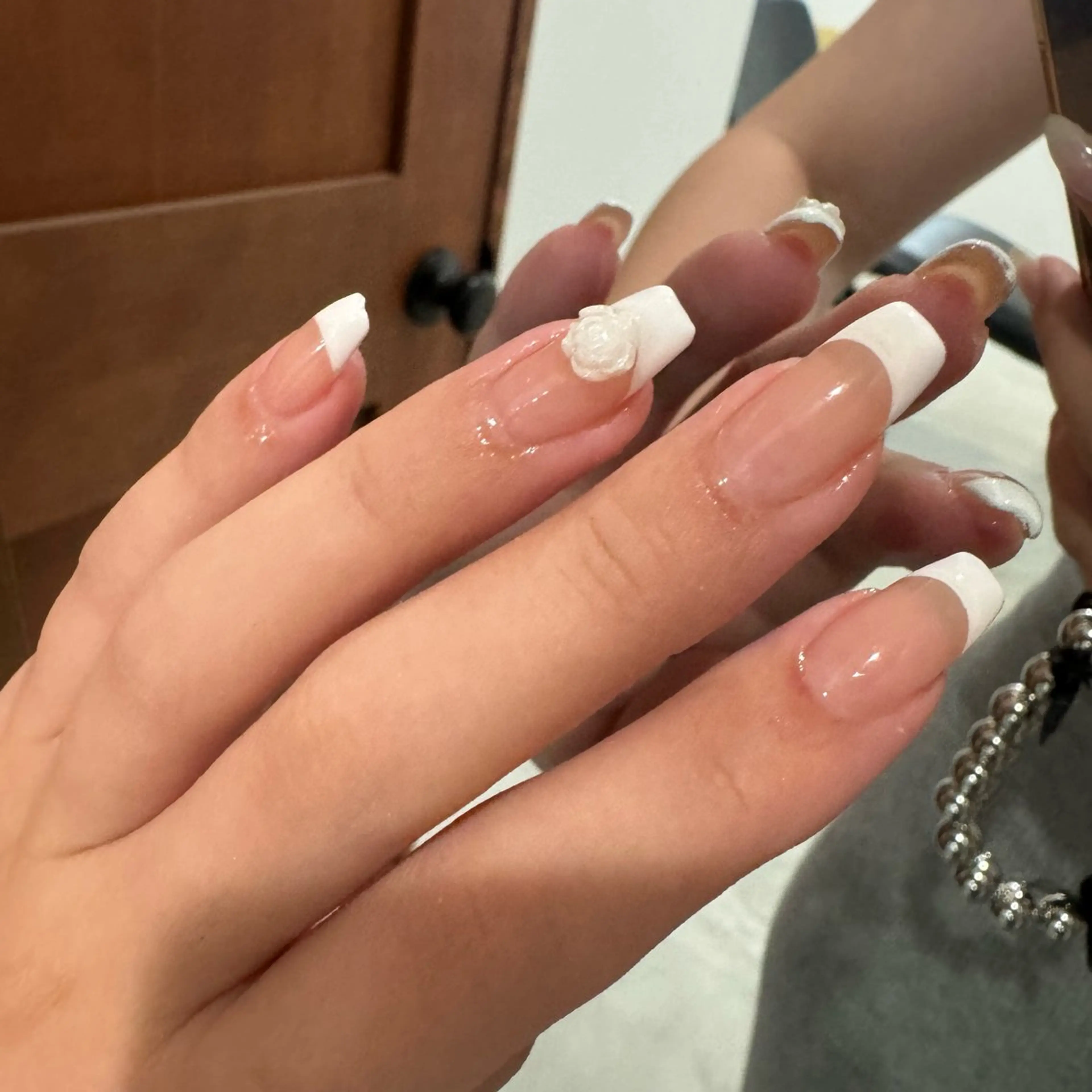 ネイル フレンチネイル EYE & NAIL salon “ N “所属・“N” Yunaのネイルデザイン
