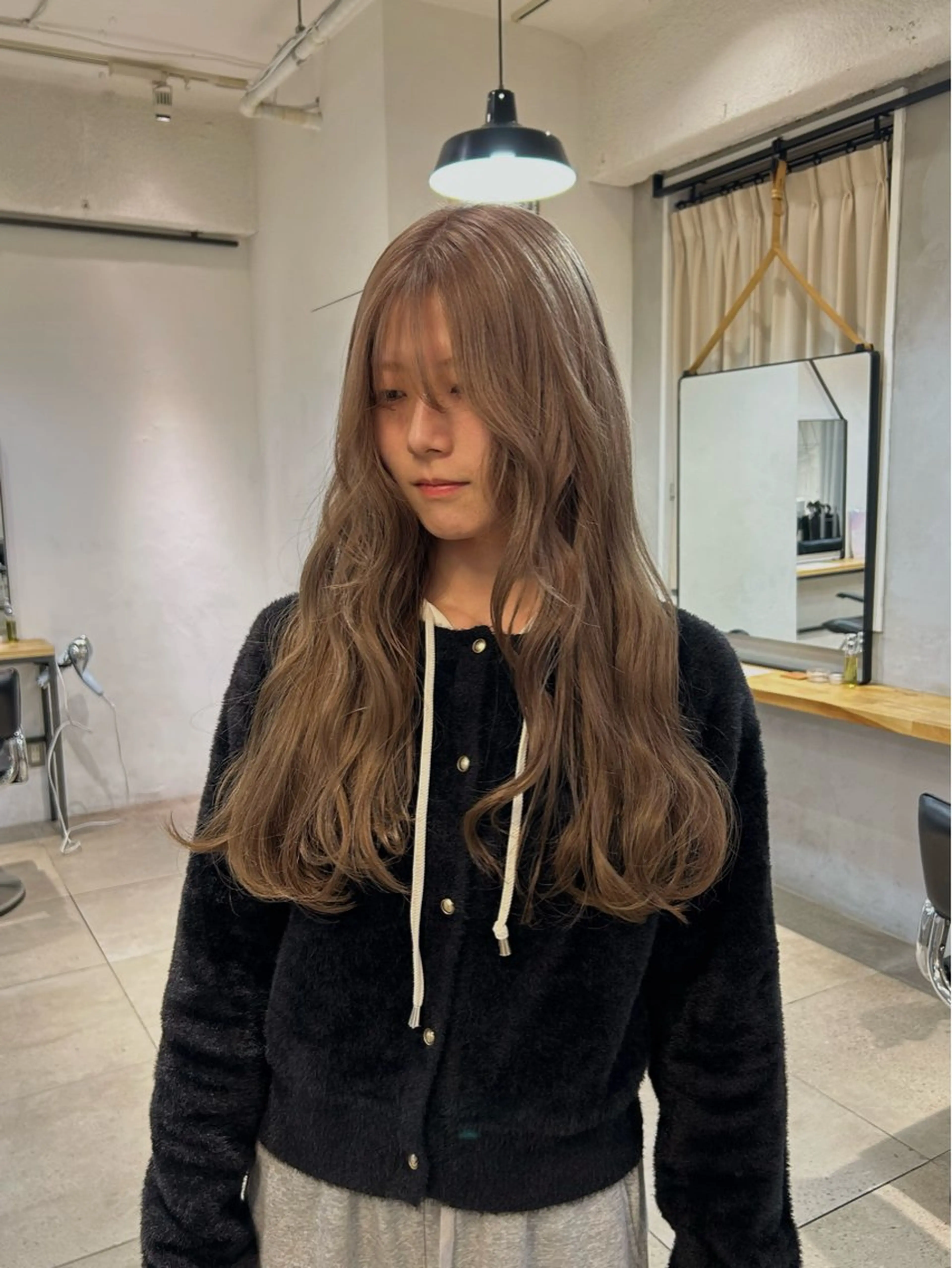 カラー ヘアカラー トリートメント moeka 表参道のヘアスタイル