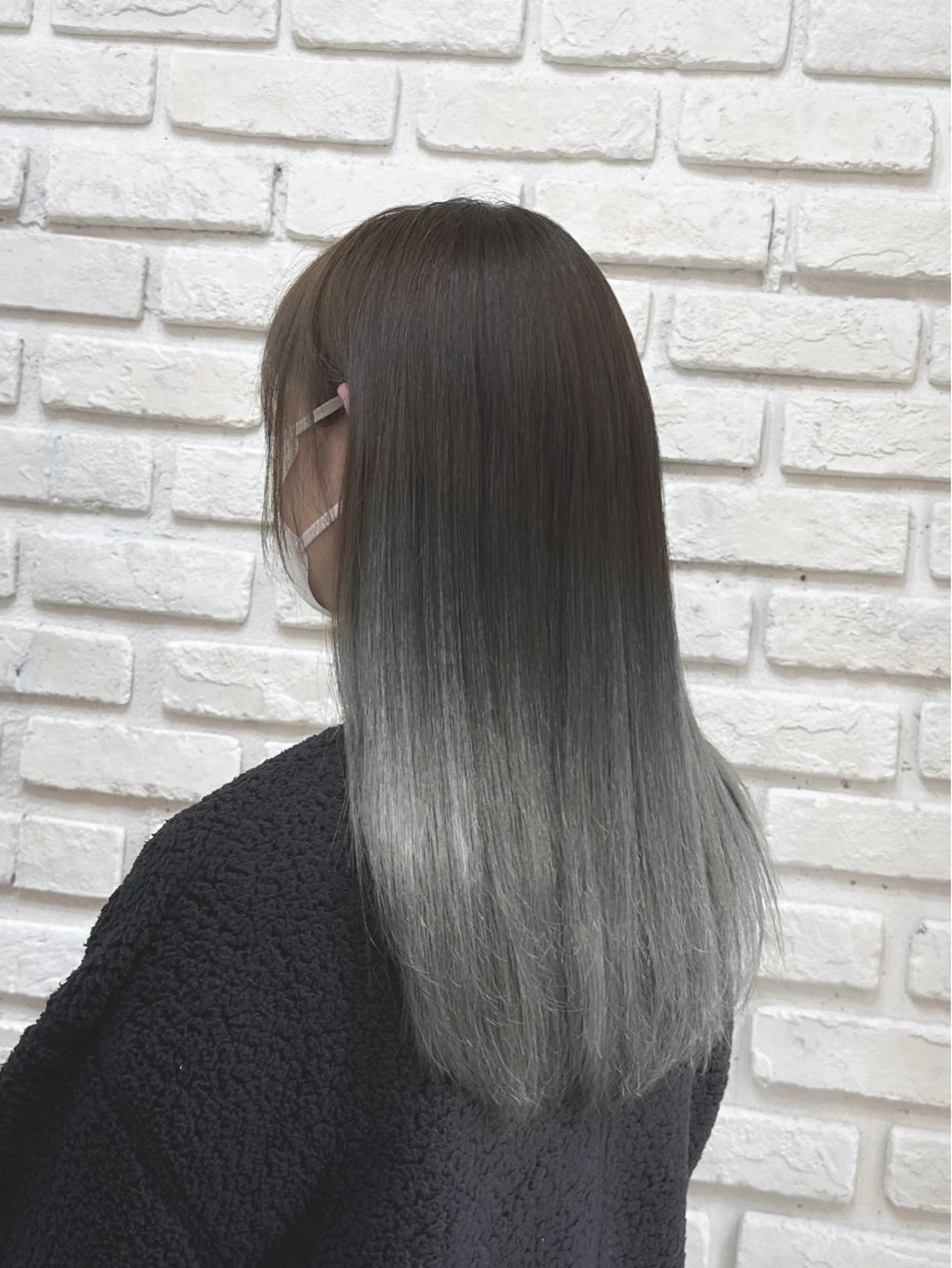 セミロング カラー メンズパーマ 本多のヘアスタイル