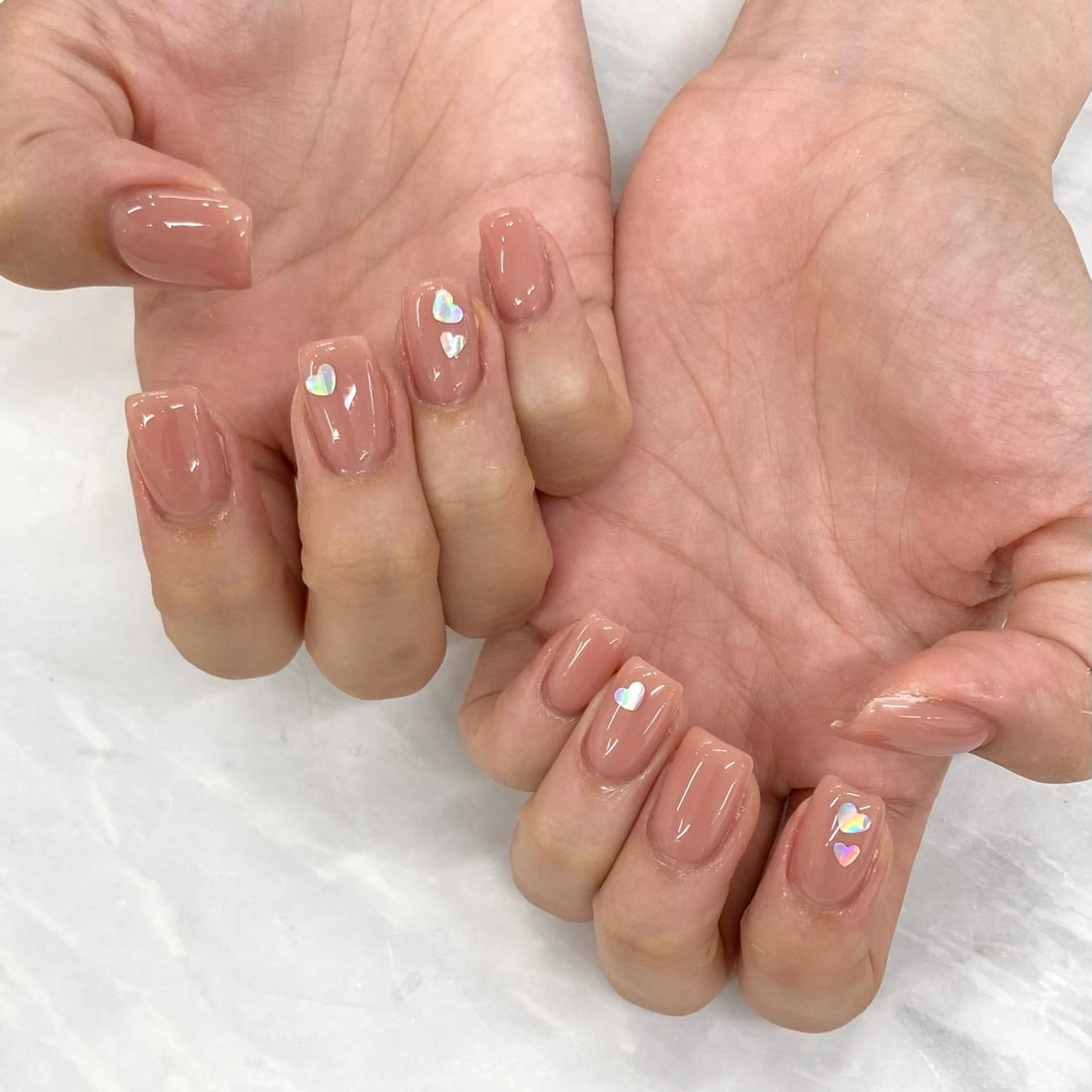 ネイル ホログラムネイル ワンカラーネイル KODA308 Saoriのネイルデザイン