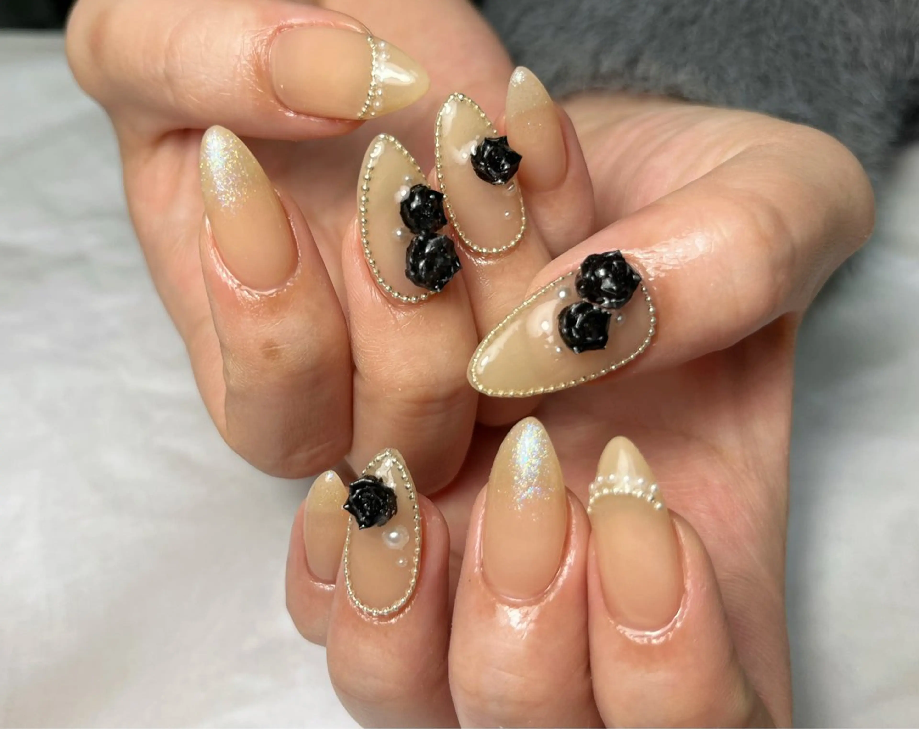 ネイル ロングネイル ハンドネイル ネイルサロン Bebeのネイルデザイン