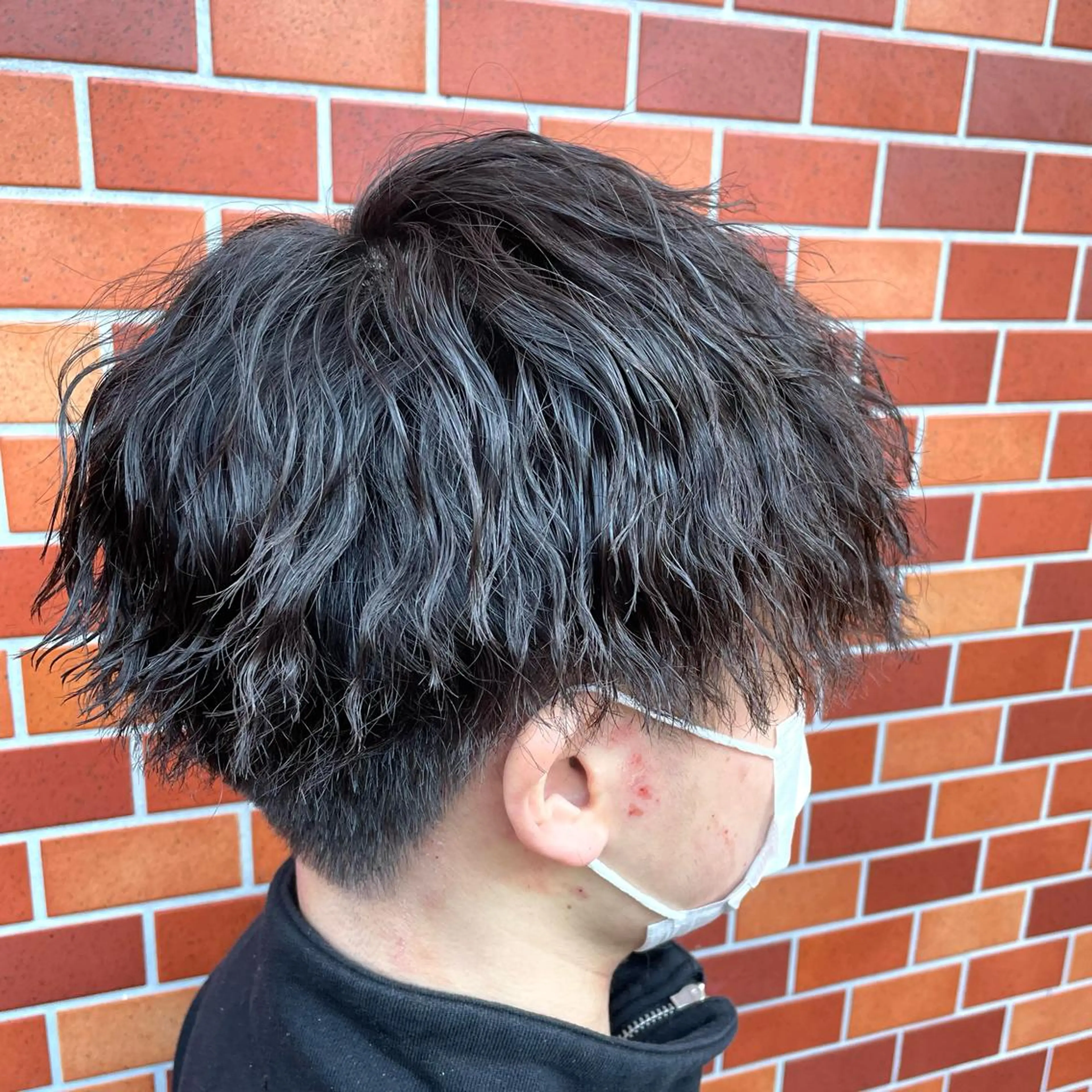 パーマ メンズ カット ヘアカラー メンズ特化/パーマ/ ブリーチ/福島 千颯のヘアスタイル