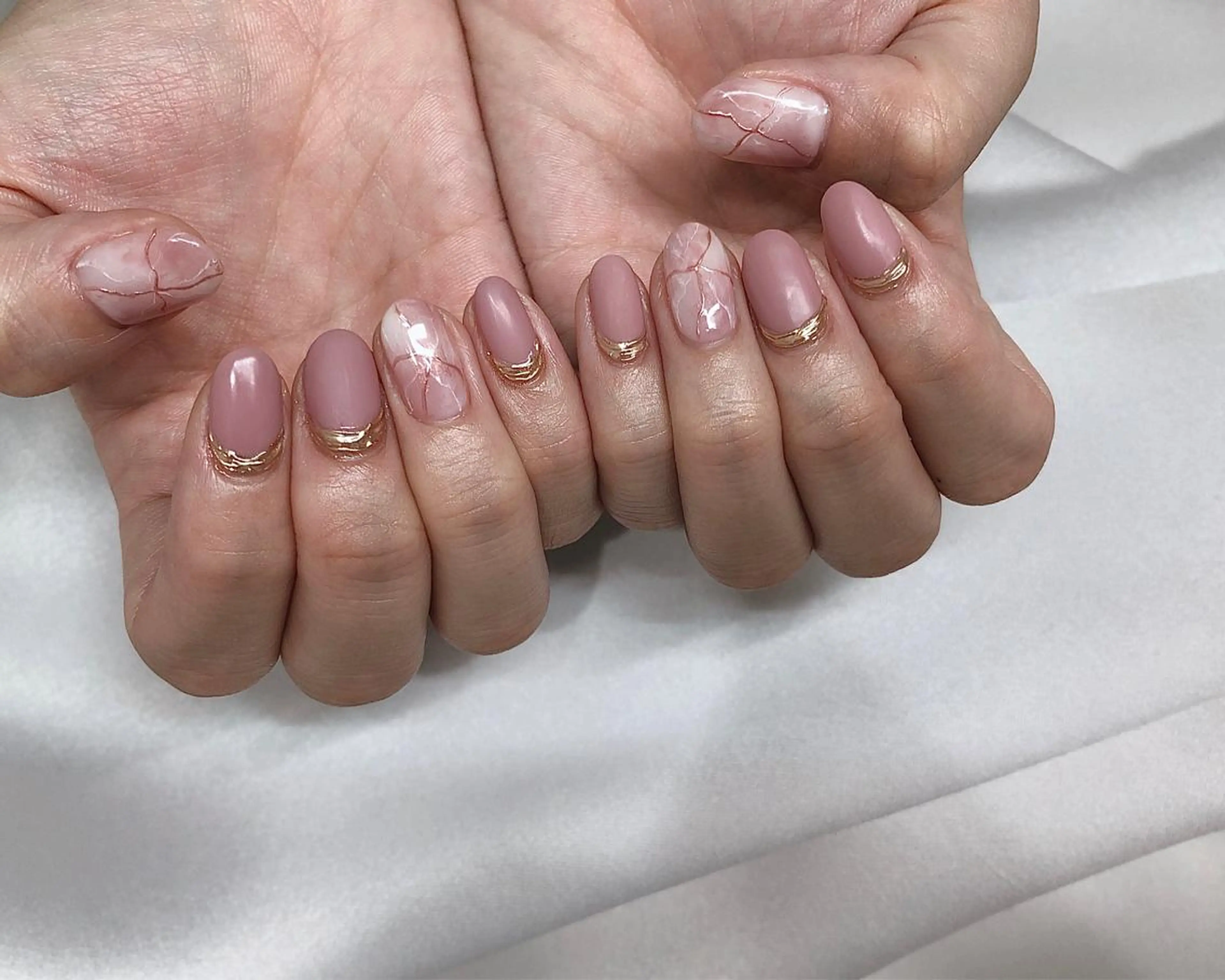 ネイル 大理石ネイル(マーブル) マットネイル ハンドネイル nail heron所属・saki_ nail heronのその他イメージ