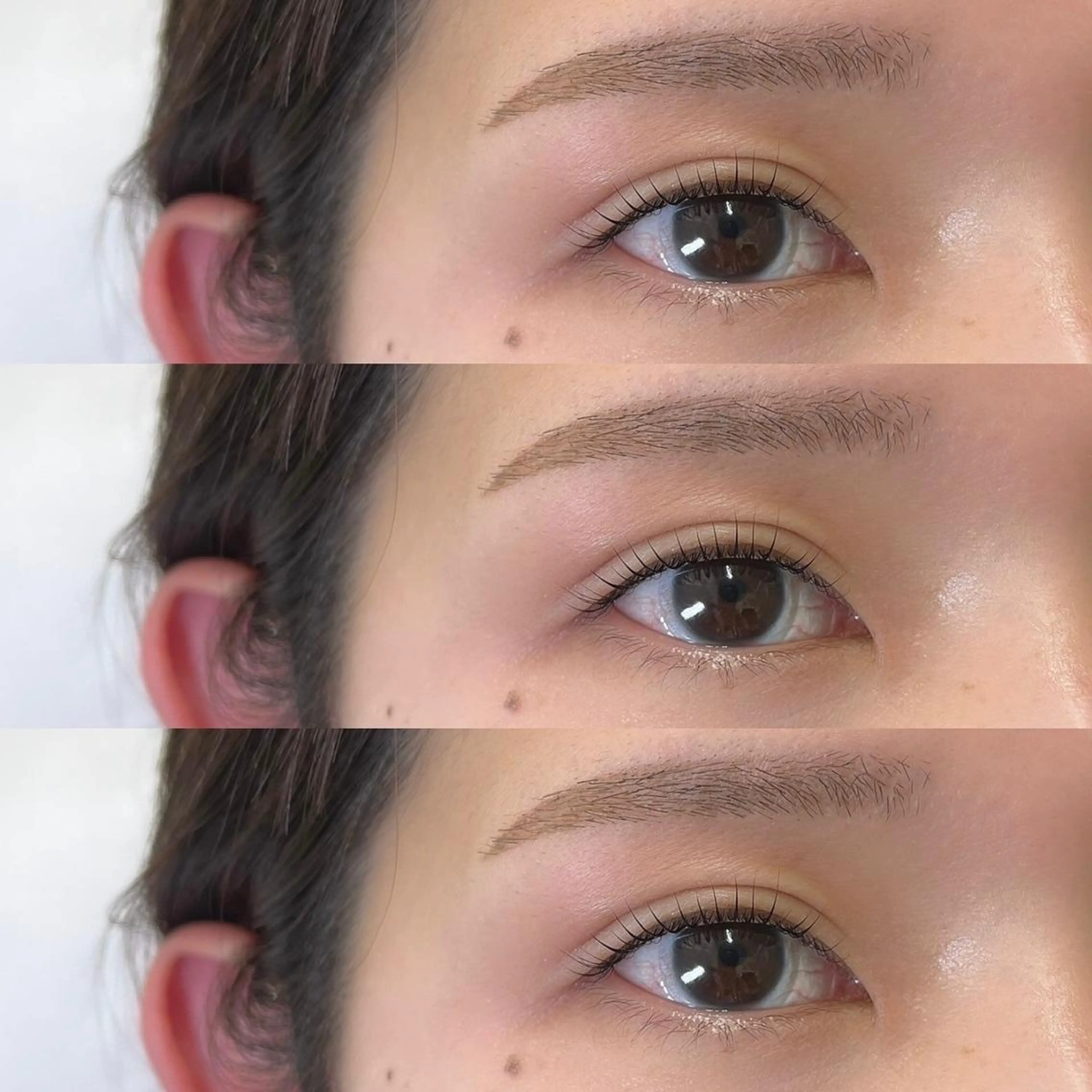 【眉毛×まつ毛(上下)★トータルセット】眉毛デザインWAX＋眉毛間引き(毛量調整)＋上下まつ毛パーマ＋アイトリートメントの写真