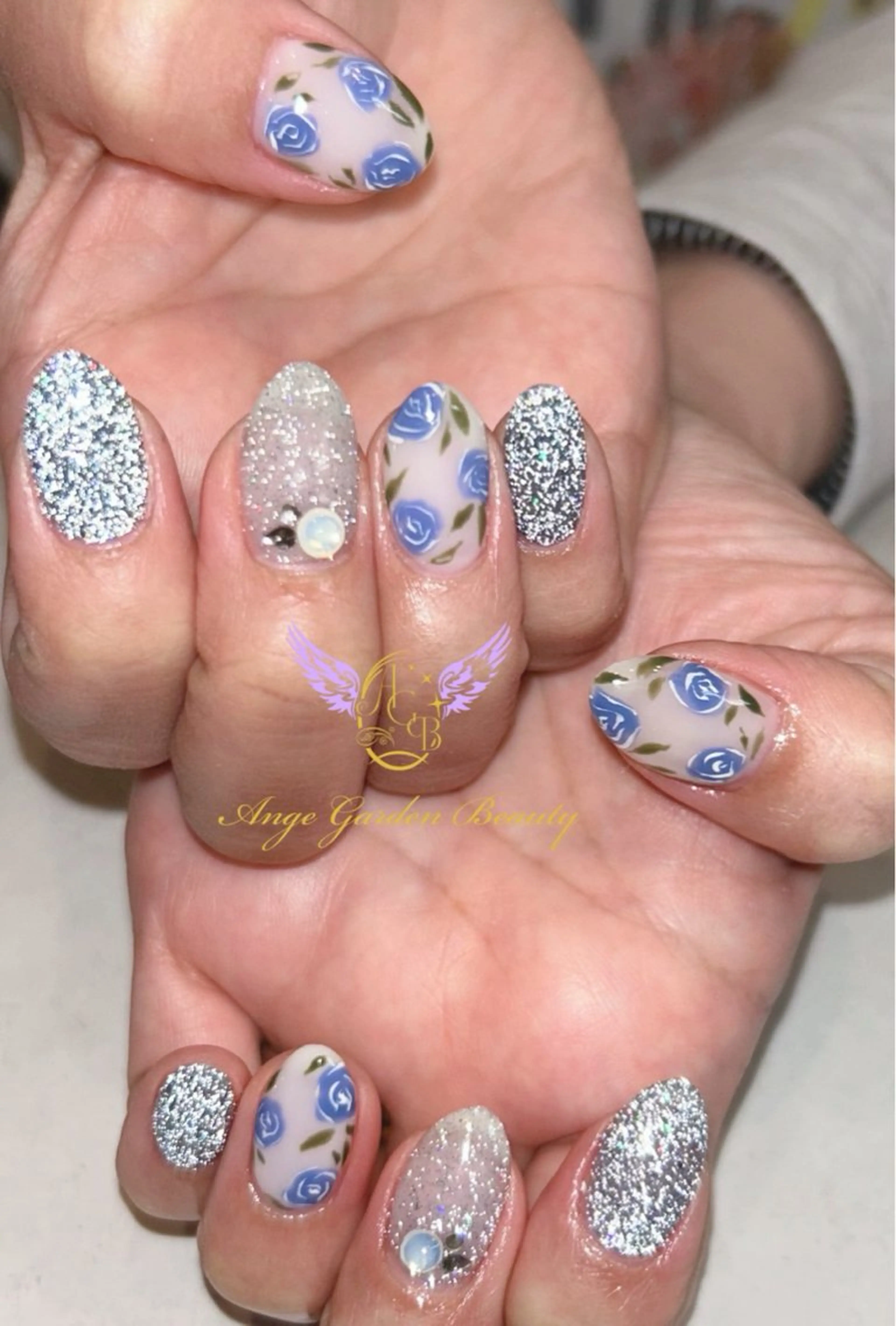 ネイル アートネイル ハンドネイル AngeGarden Beautymihoのネイルデザイン