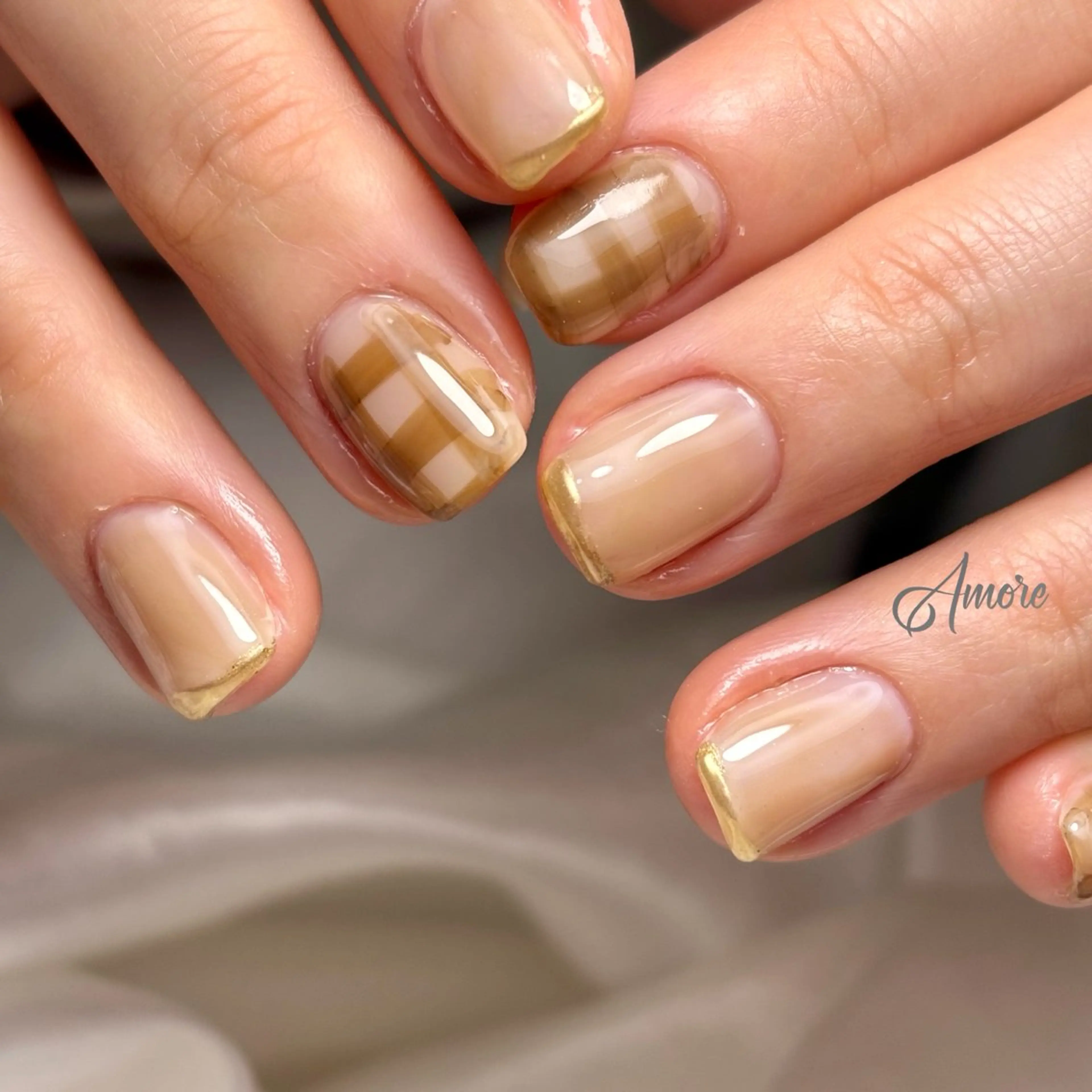 ネイル ジェルネイル キラキラネイル 韓国ネイル マグネットネイル パラジェル You kyehwaのネイルデザイン