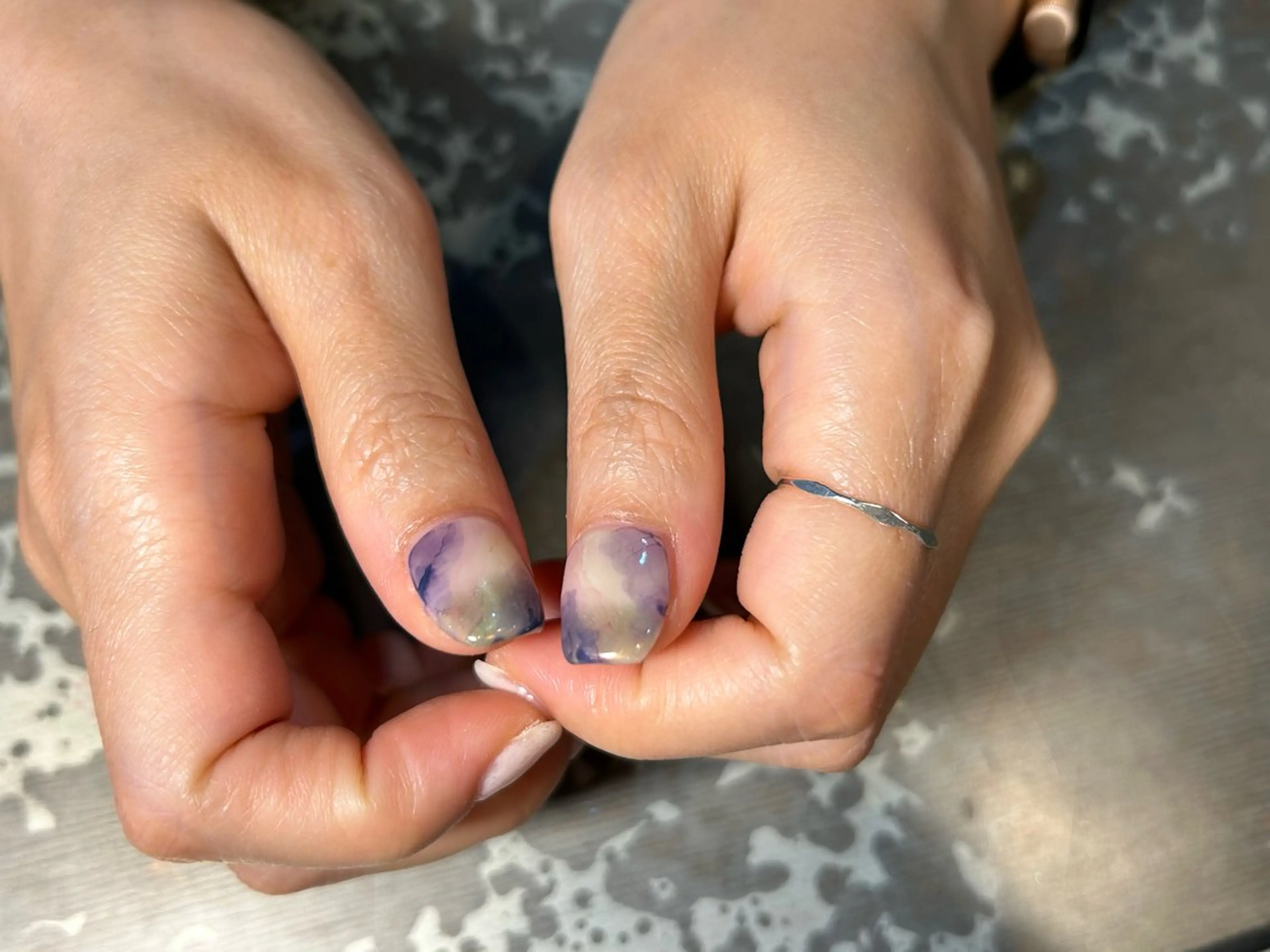 ネイル アートネイル ニュアンスネイル 春ネイル 夏ネイル ハンドネイル ハンドケア Ainchi nail所属・＊ misa ＊のネイルデザイン