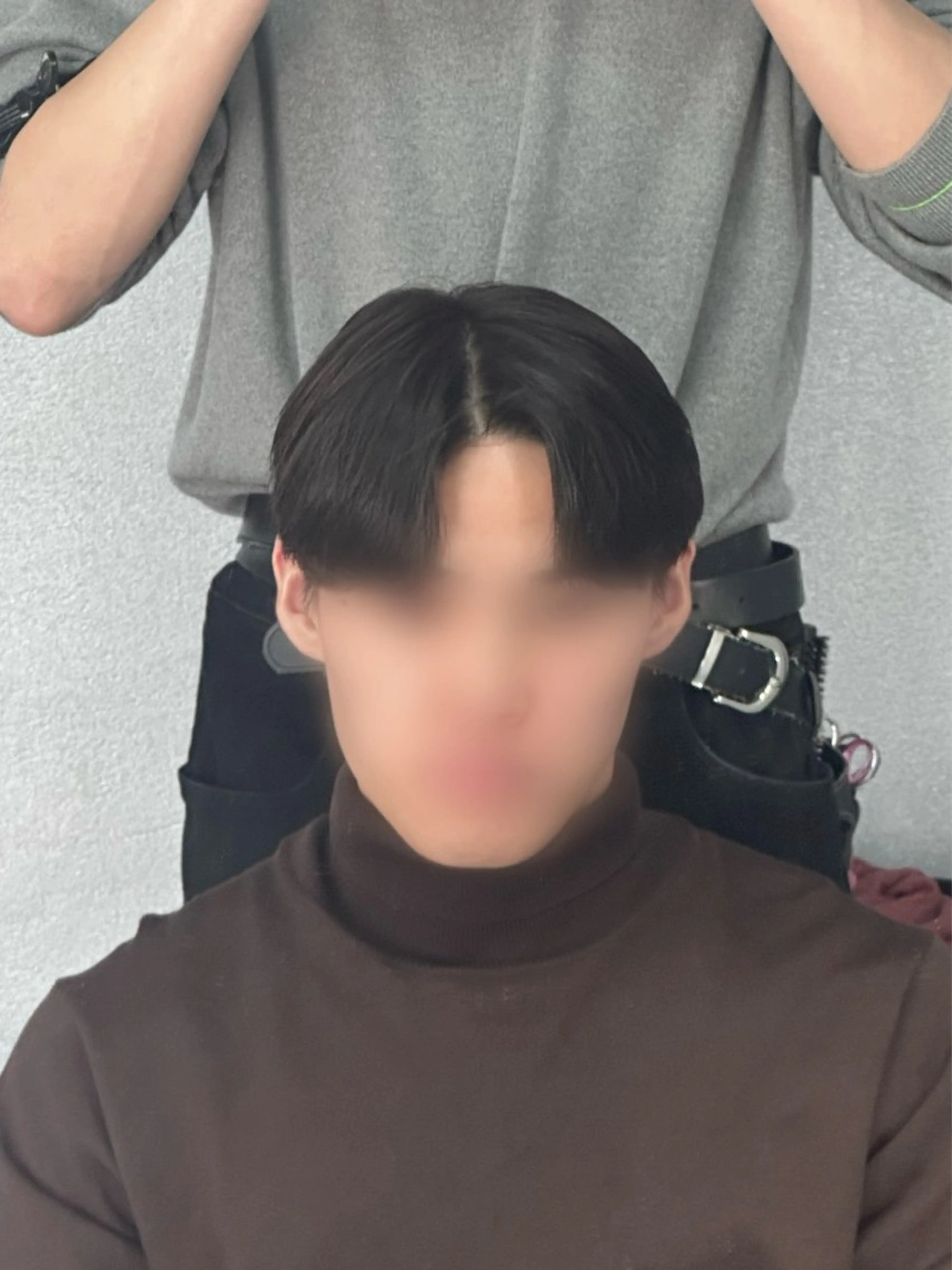 メンズ ダウンパーマ メンズ韓国風 メンズパーマ 梅田/パーマ/ 韓国メンズヘア/ハタのヘアスタイル