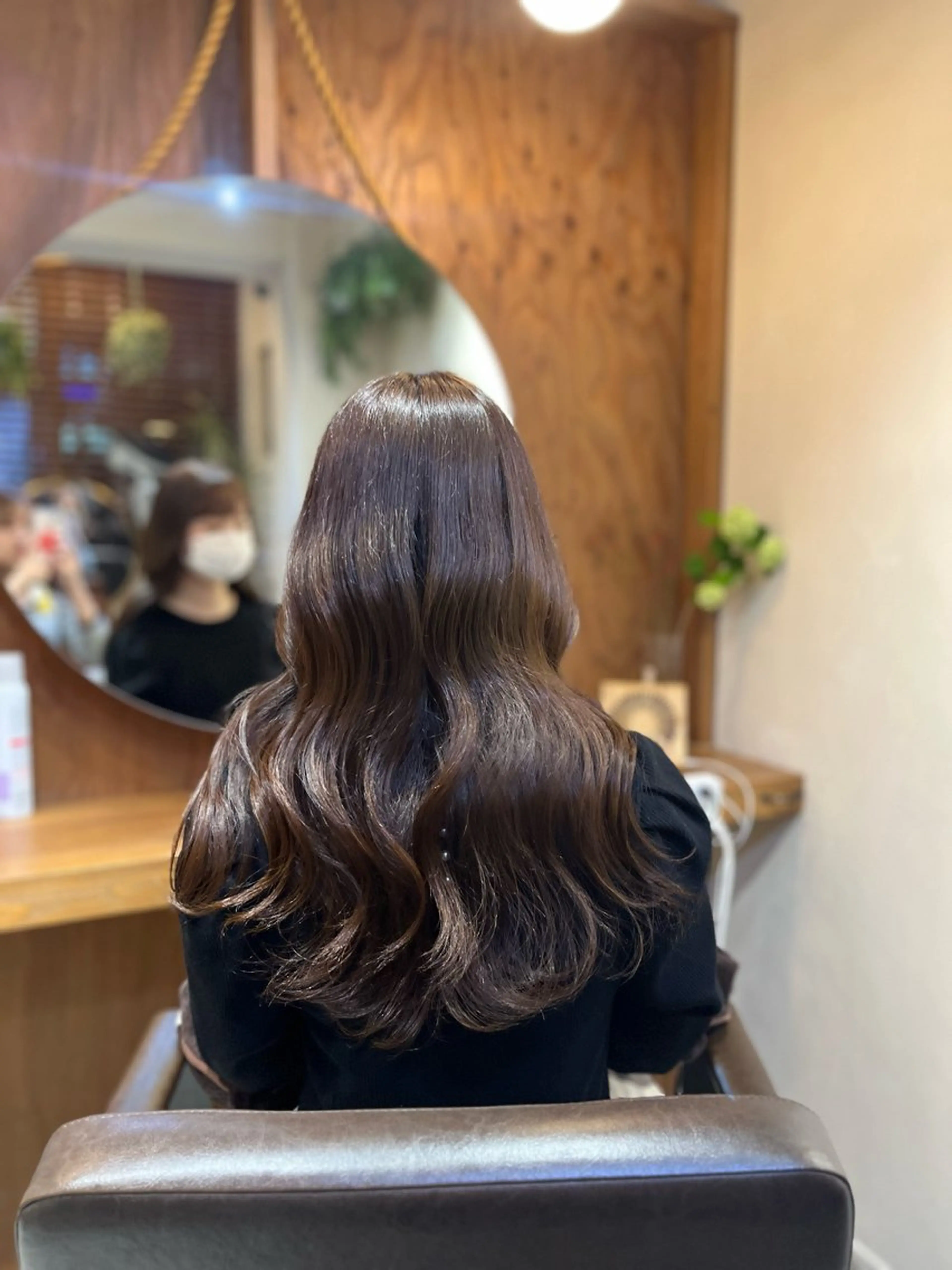 ロング ヘアカラー トリートメント 塩川ももこ/ 縮毛矯正/ヘアセットのヘアスタイル