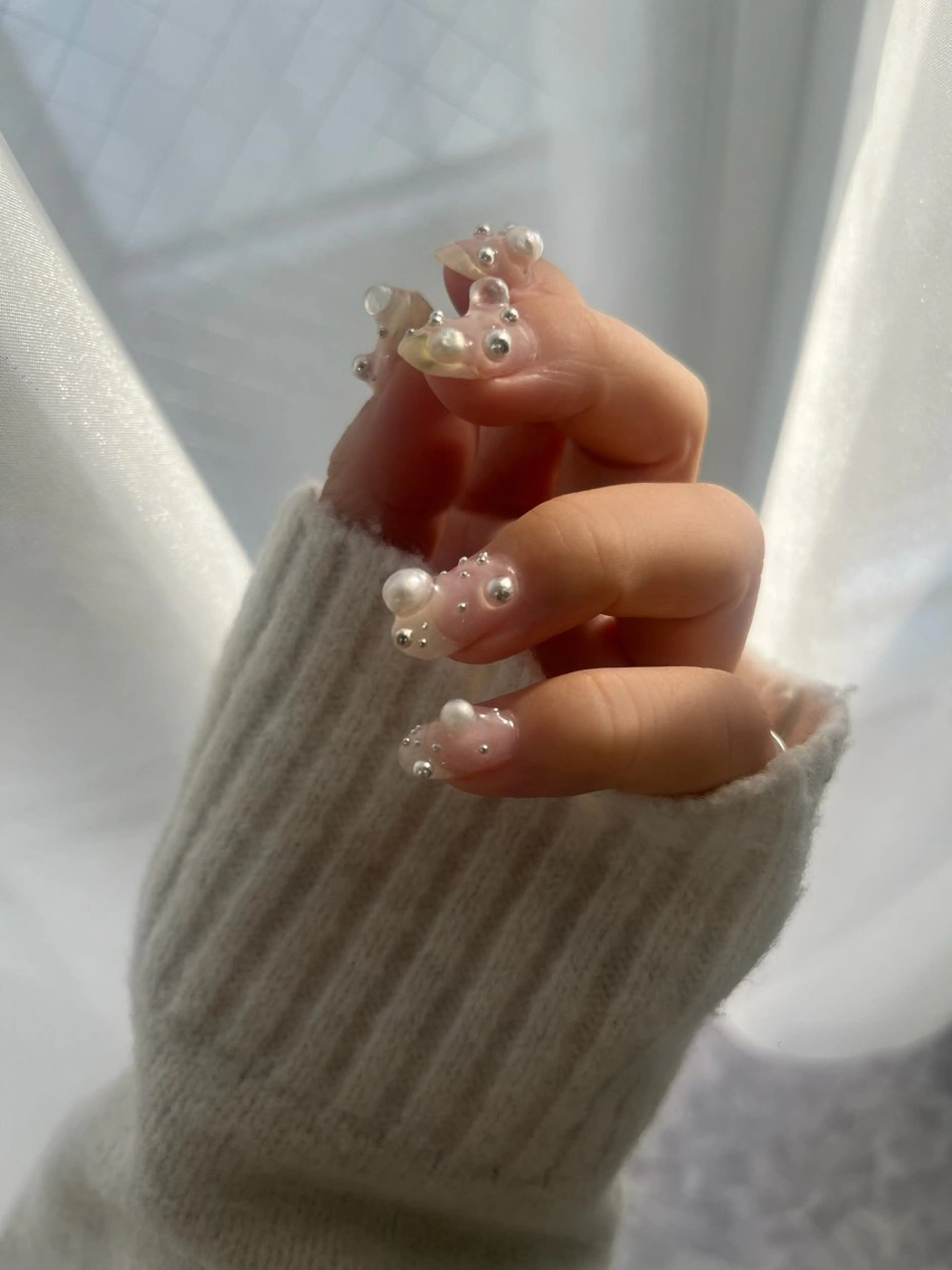 ネイル クリアネイル ニュアンスネイル ワンカラーネイル ワンホンネイル Ka naのネイルデザイン