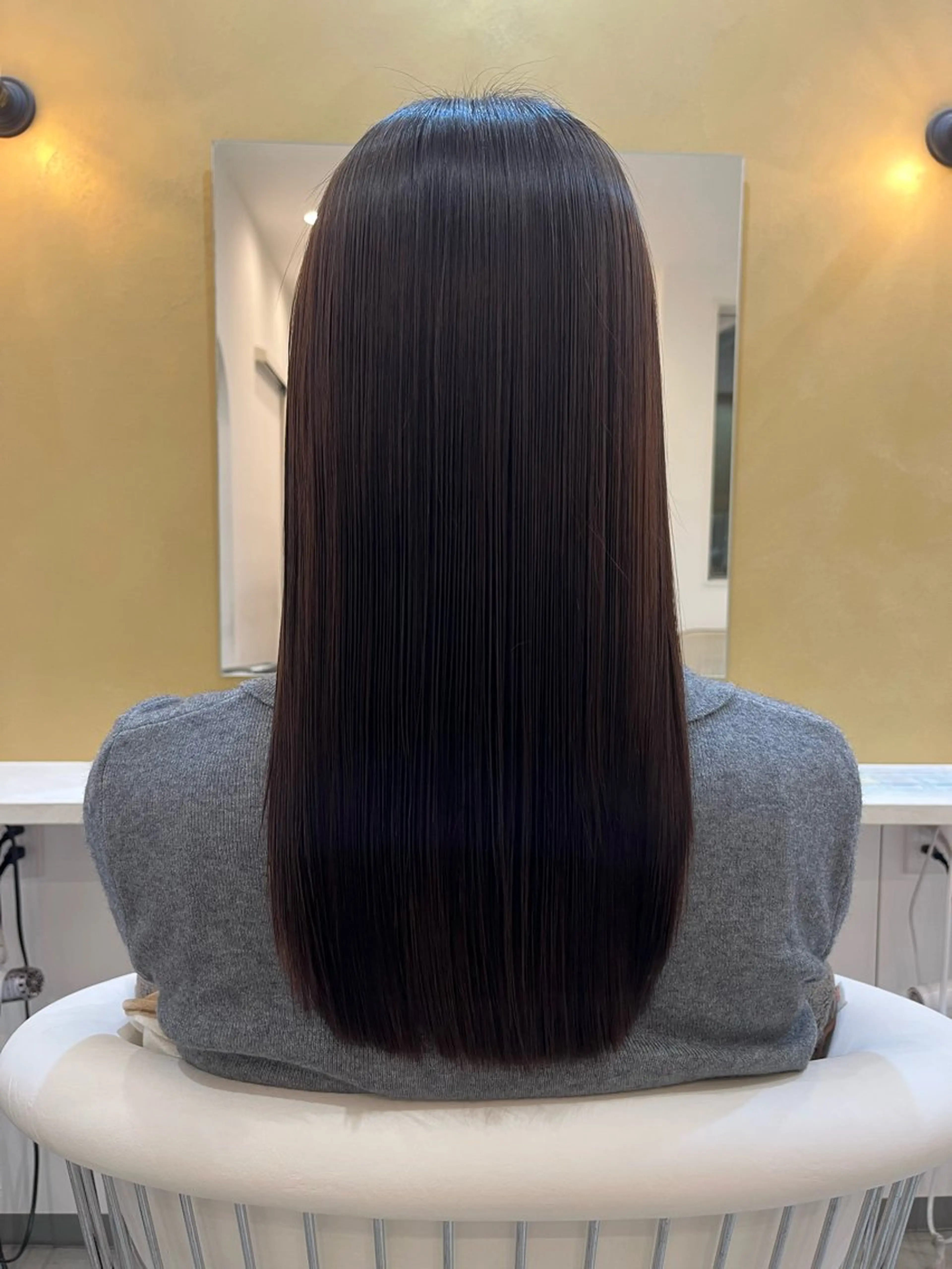 ロング 髪質改善 トリートメント 縮毛矯正 topa/高井 菜緒のヘアスタイル