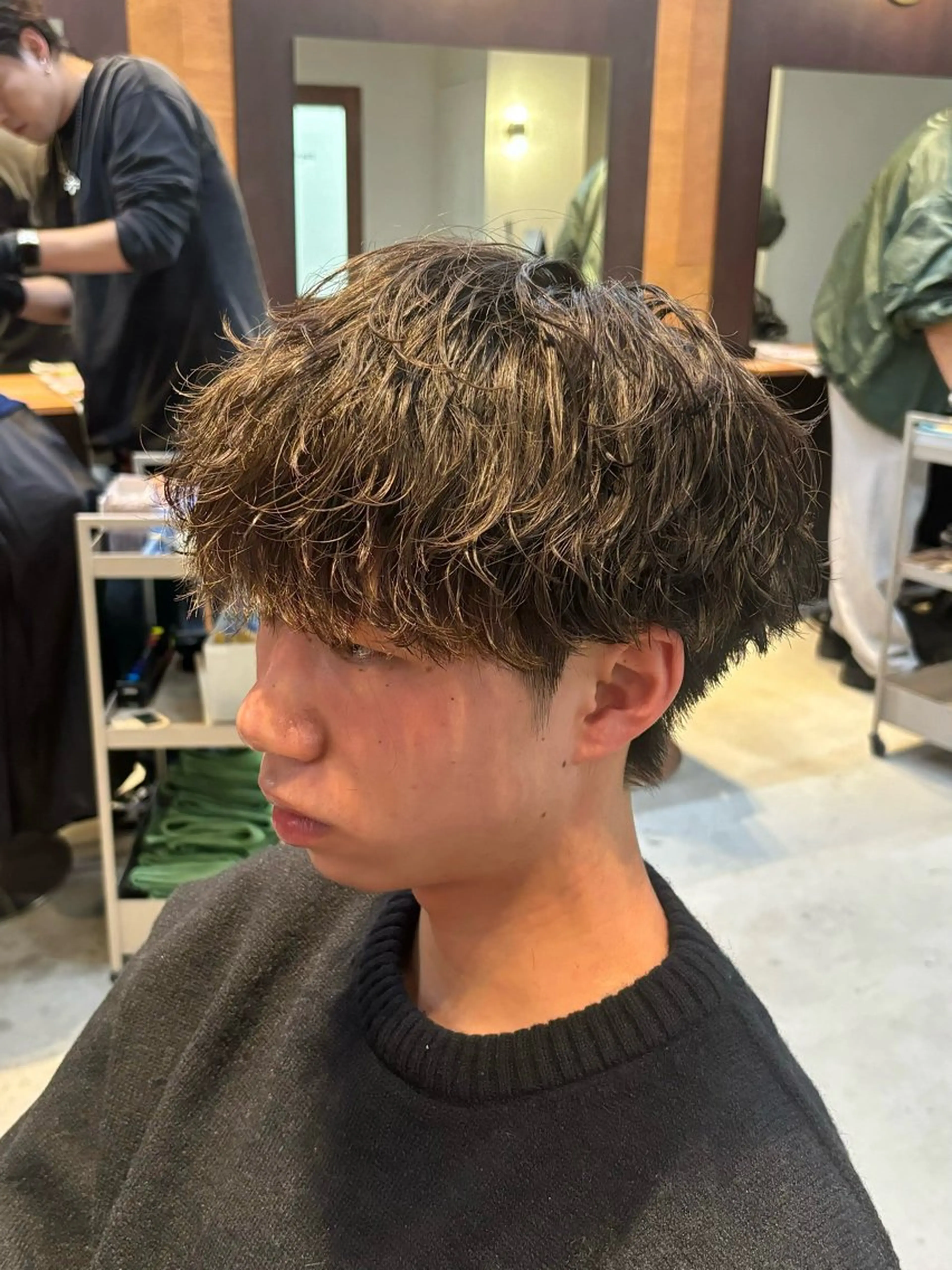 パーマ カット パーマ kota 【波巻き／シャドウ】のヘアスタイル