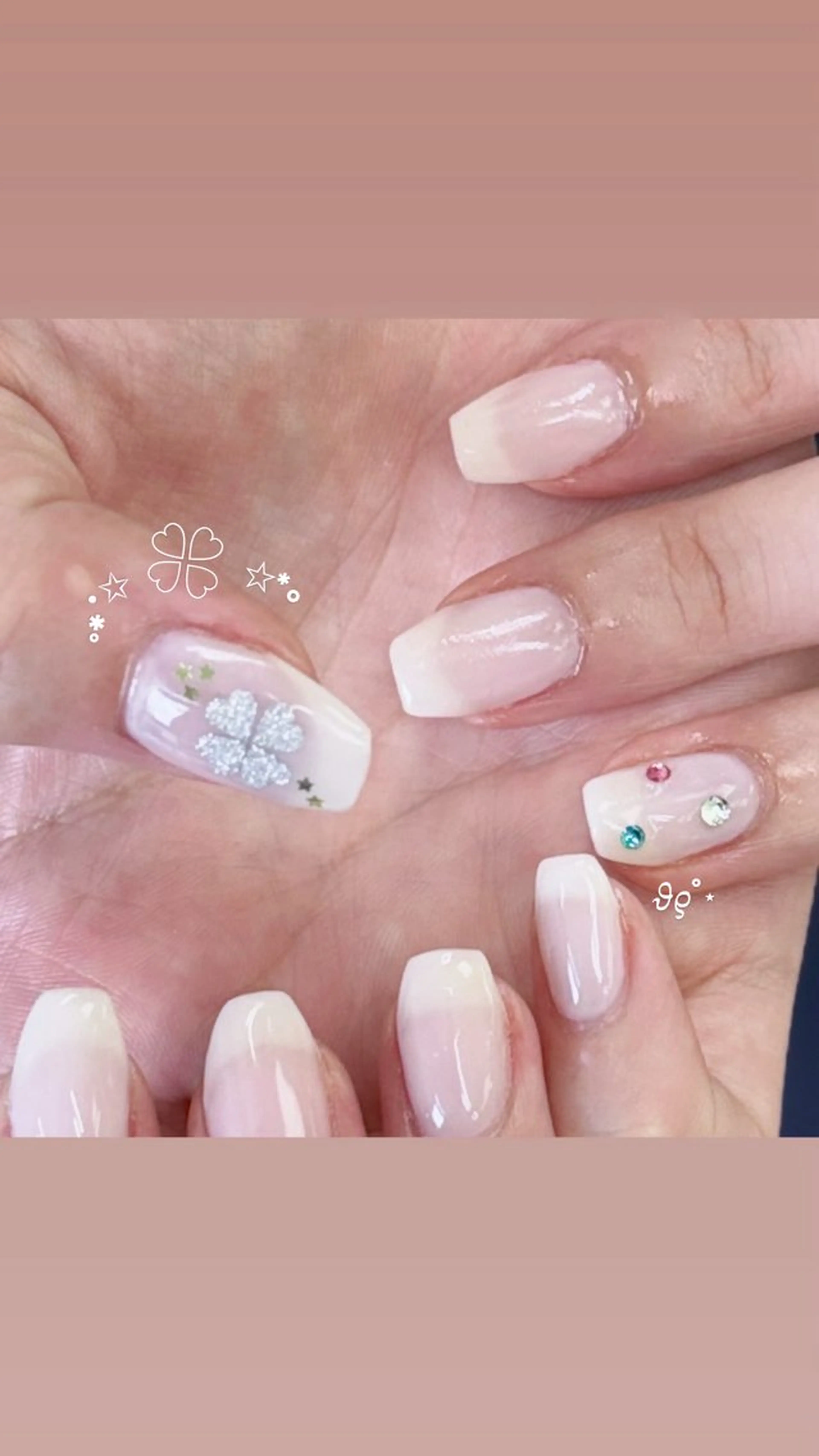 ネイル ハンドネイル Bianca 清原 陽菜果.°ʚ🎀ɞ°のネイルデザイン