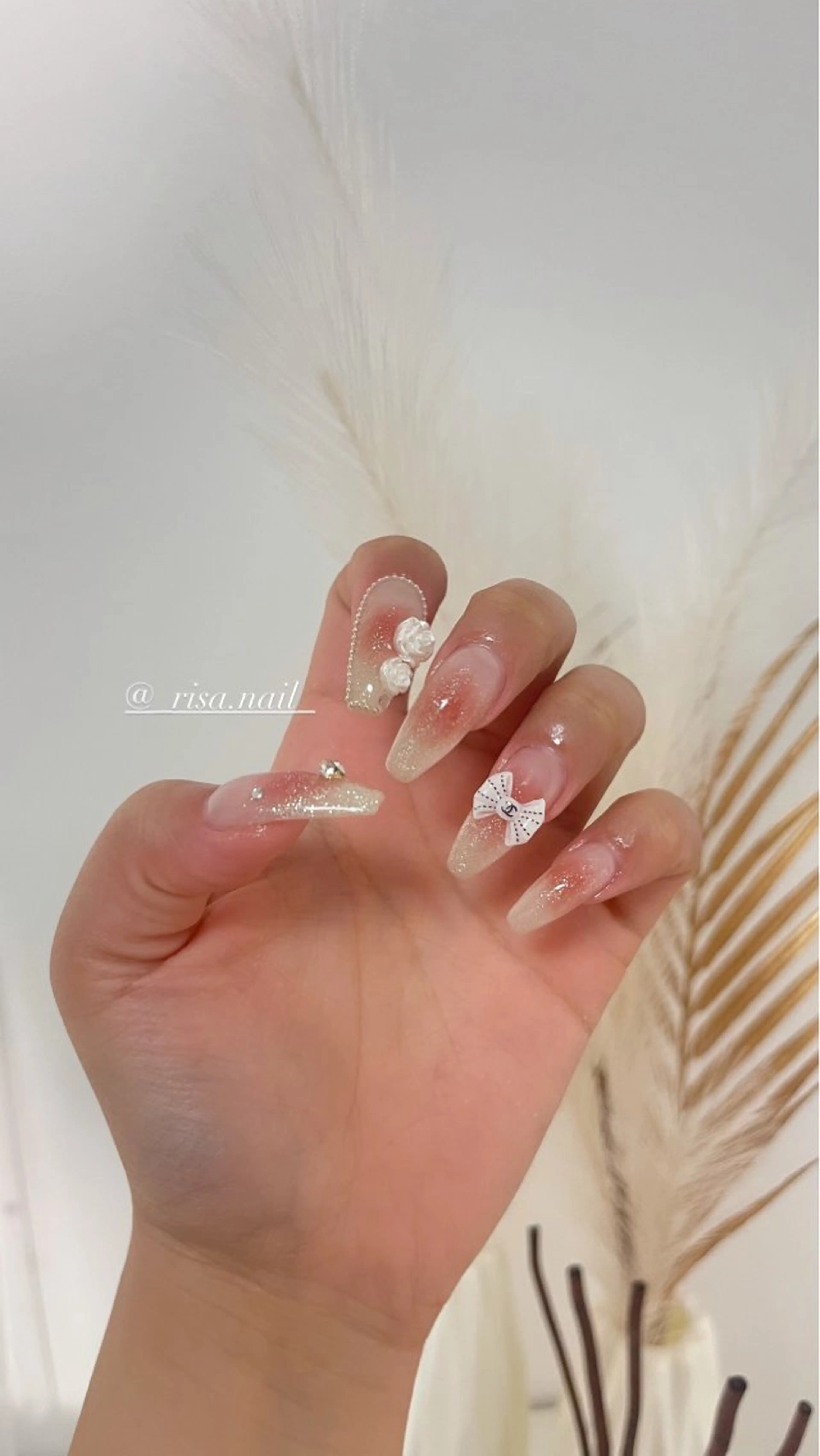 ネイル ハンドネイル 🅁nail🪞✨ risa🎀のネイルデザイン