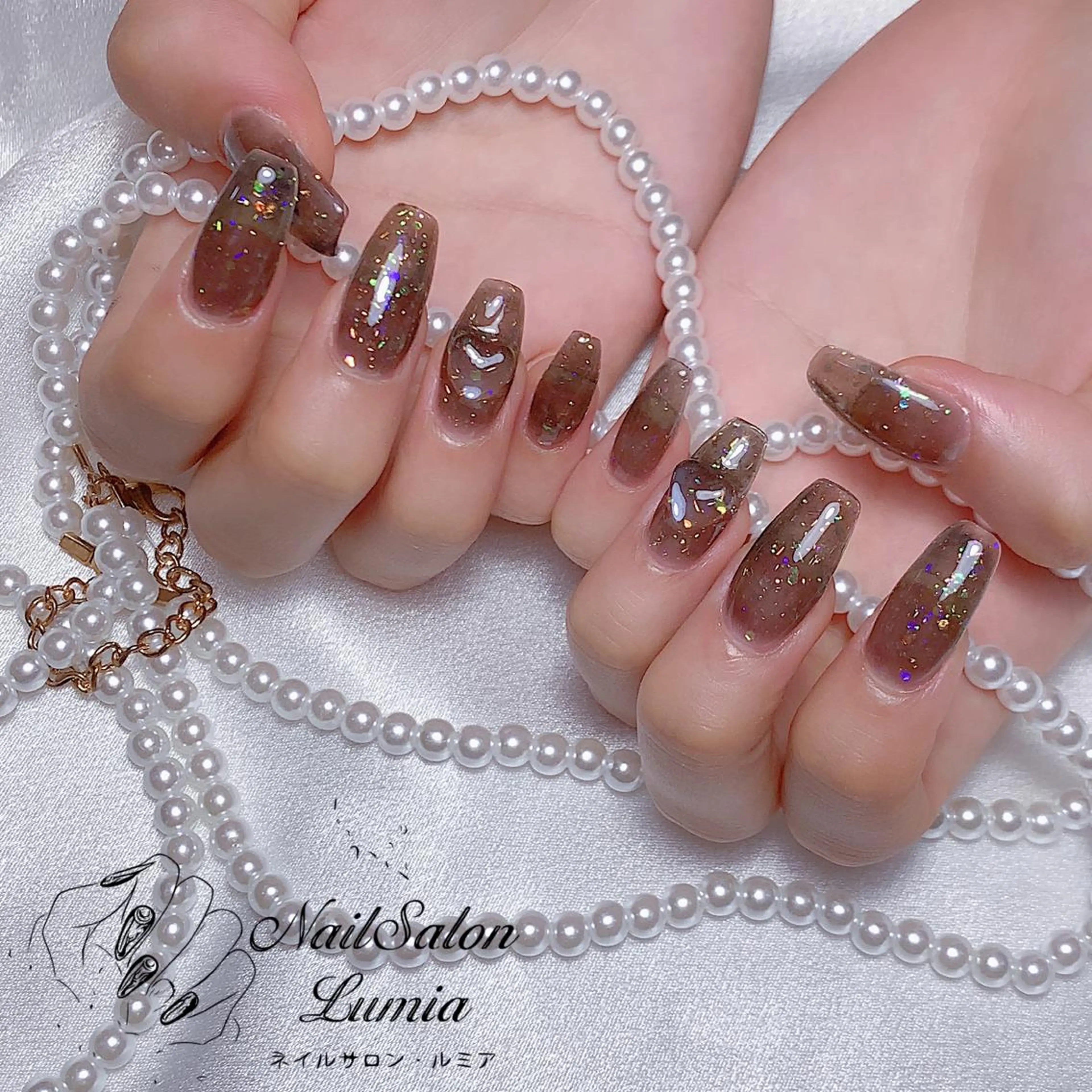 ネイル ハンドネイル ネイルサロン ルミア Lumia 店長のネイルデザイン