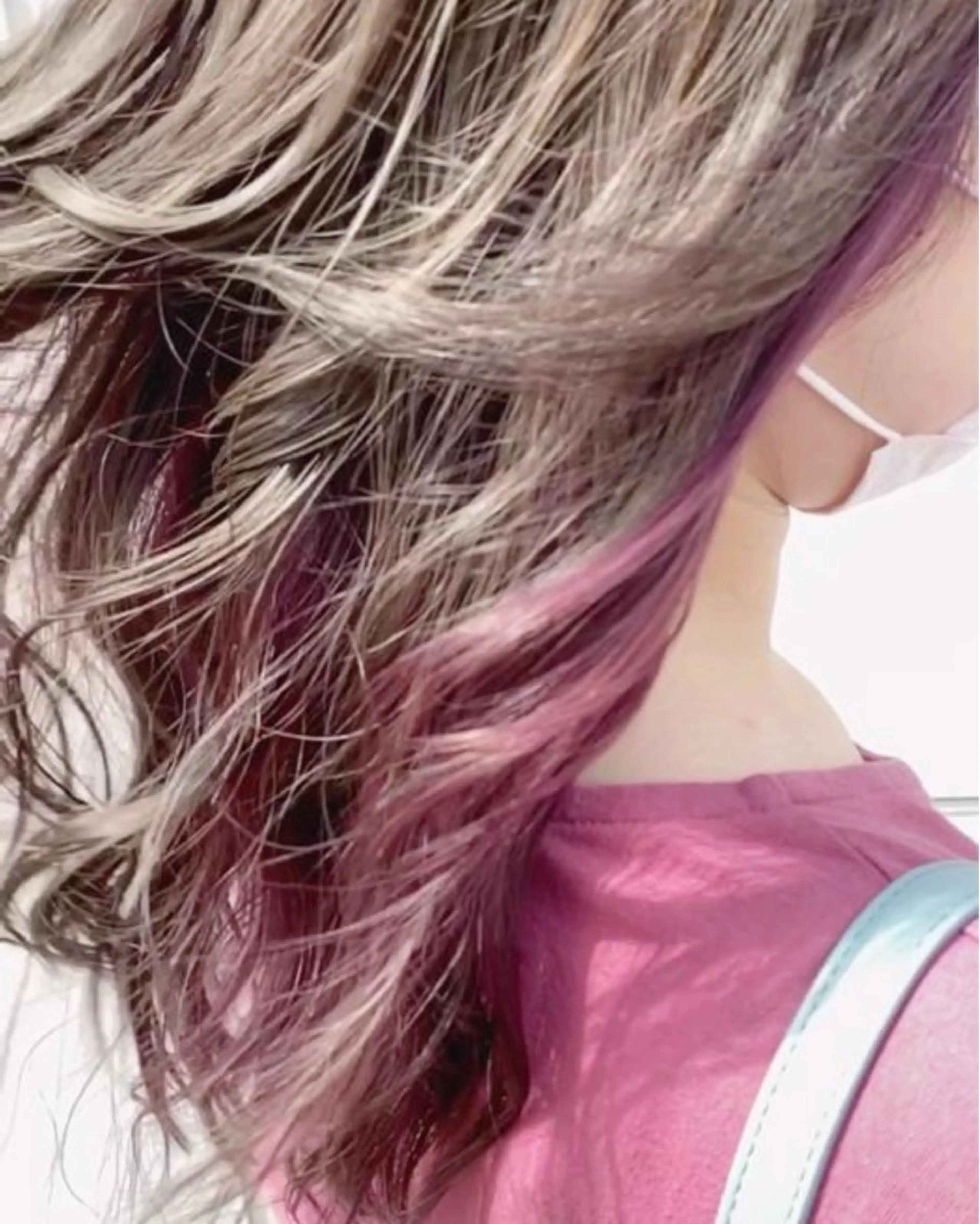 ロング カラー ブリーチ ケアブリーチ ダブルカラー ハイライトカラー イルミナカラー S. RYUTAのヘアスタイル