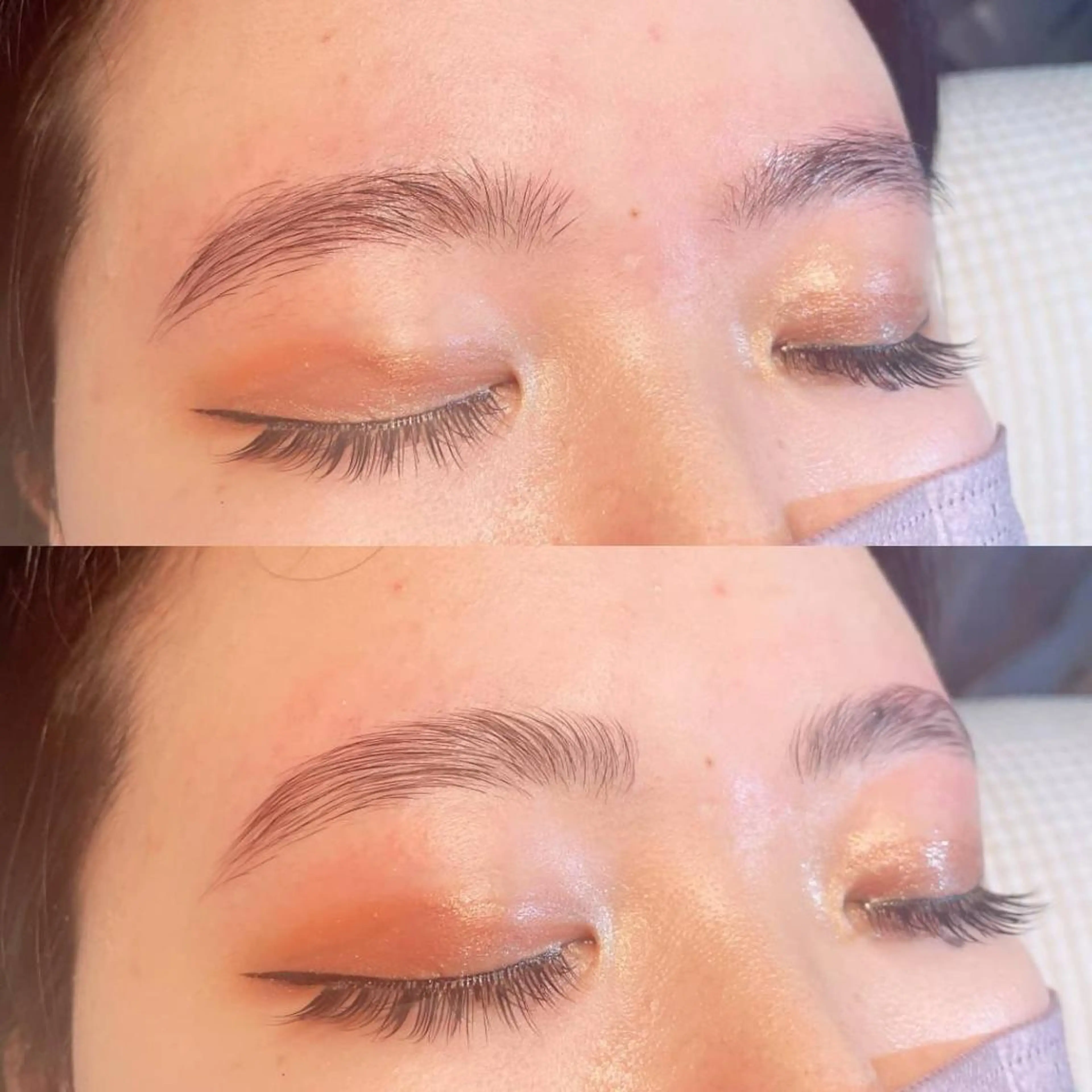 アイブロウ ハリウッドブロウリフト 眉毛ワックス脱毛 Mori ✨Mystical✨のマツエク・マツパデザイン