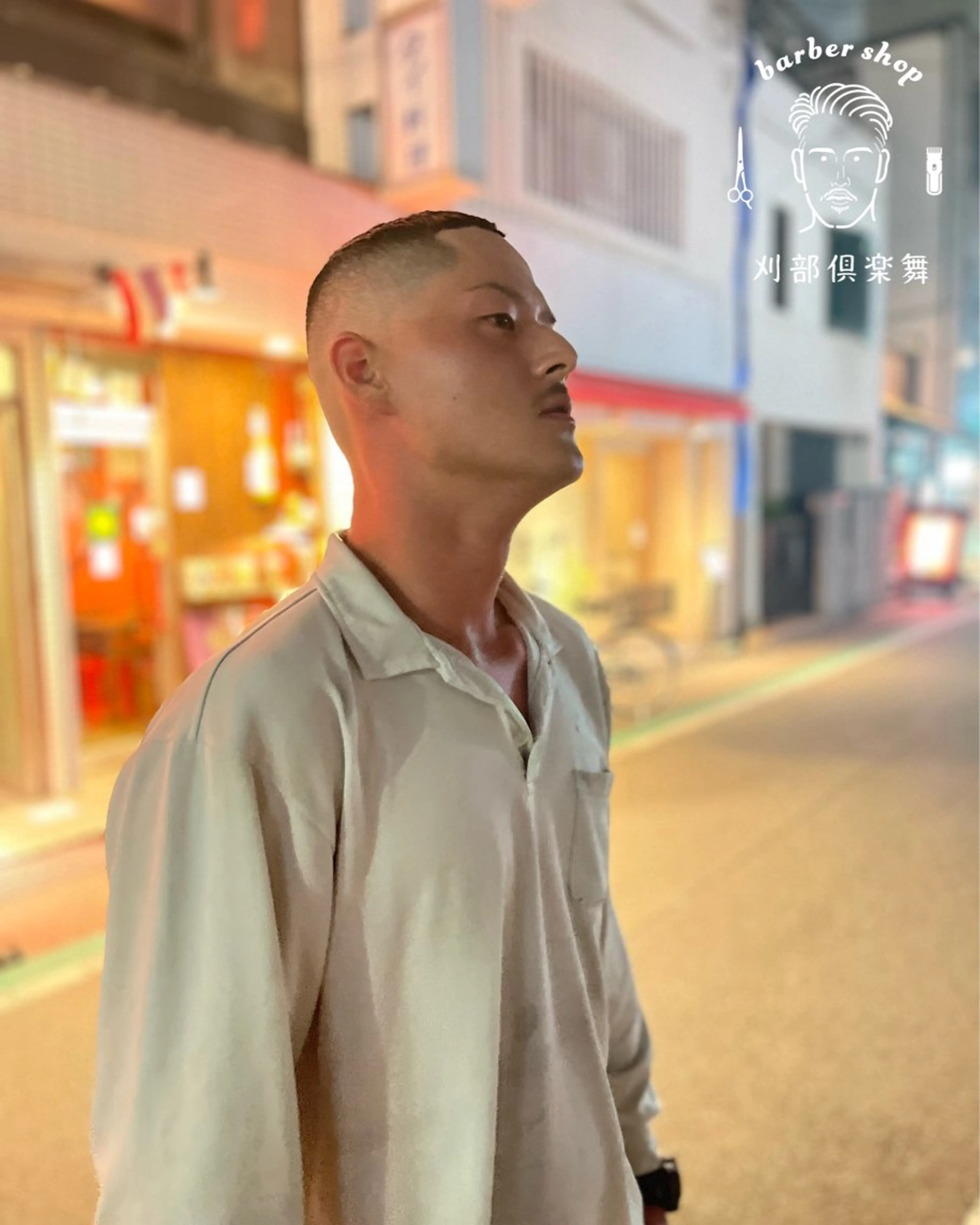 ショート 天王寺で1番人気の フェード師/大野尋哉のヘアスタイル