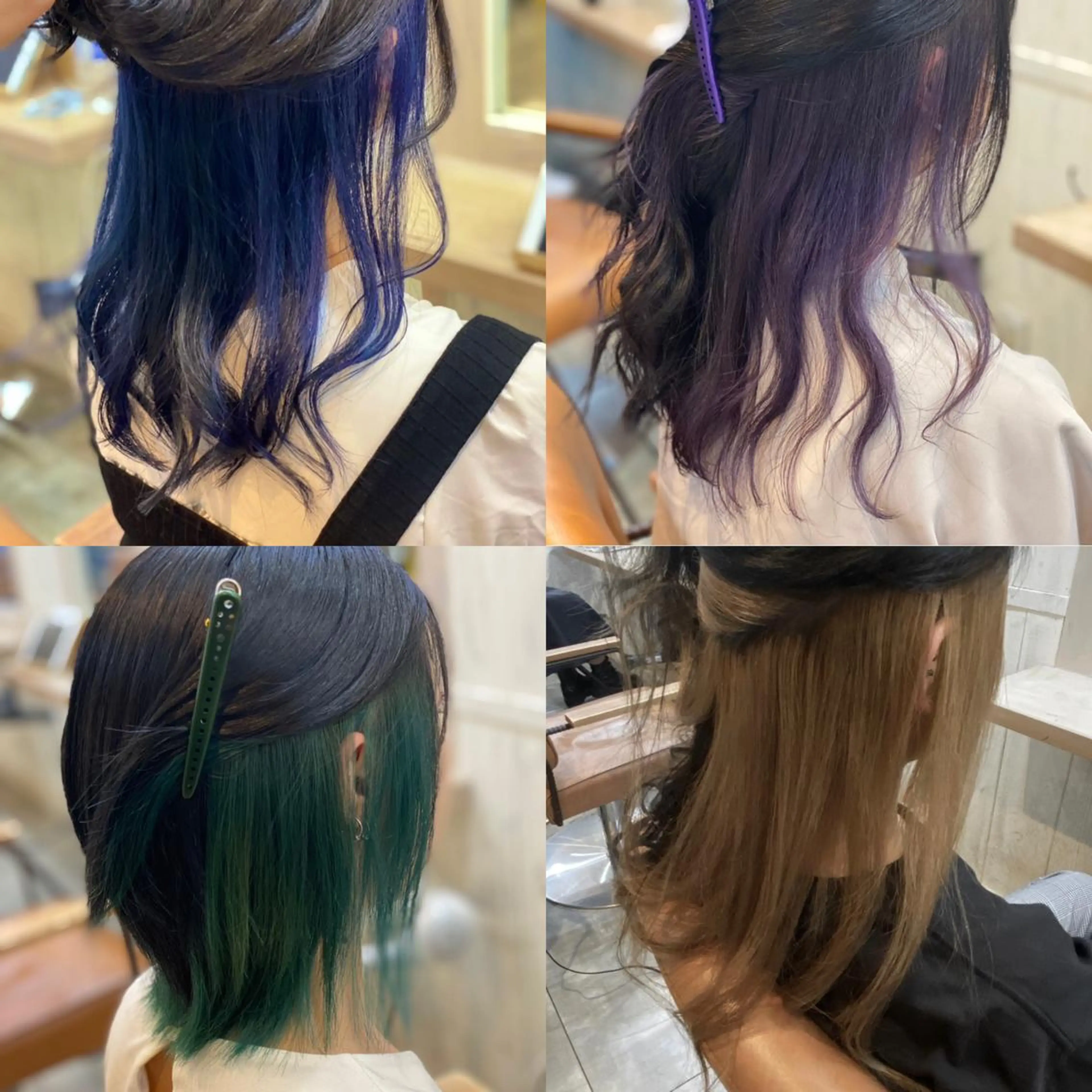 カラー インナーカラー 米林 遼のヘアスタイル