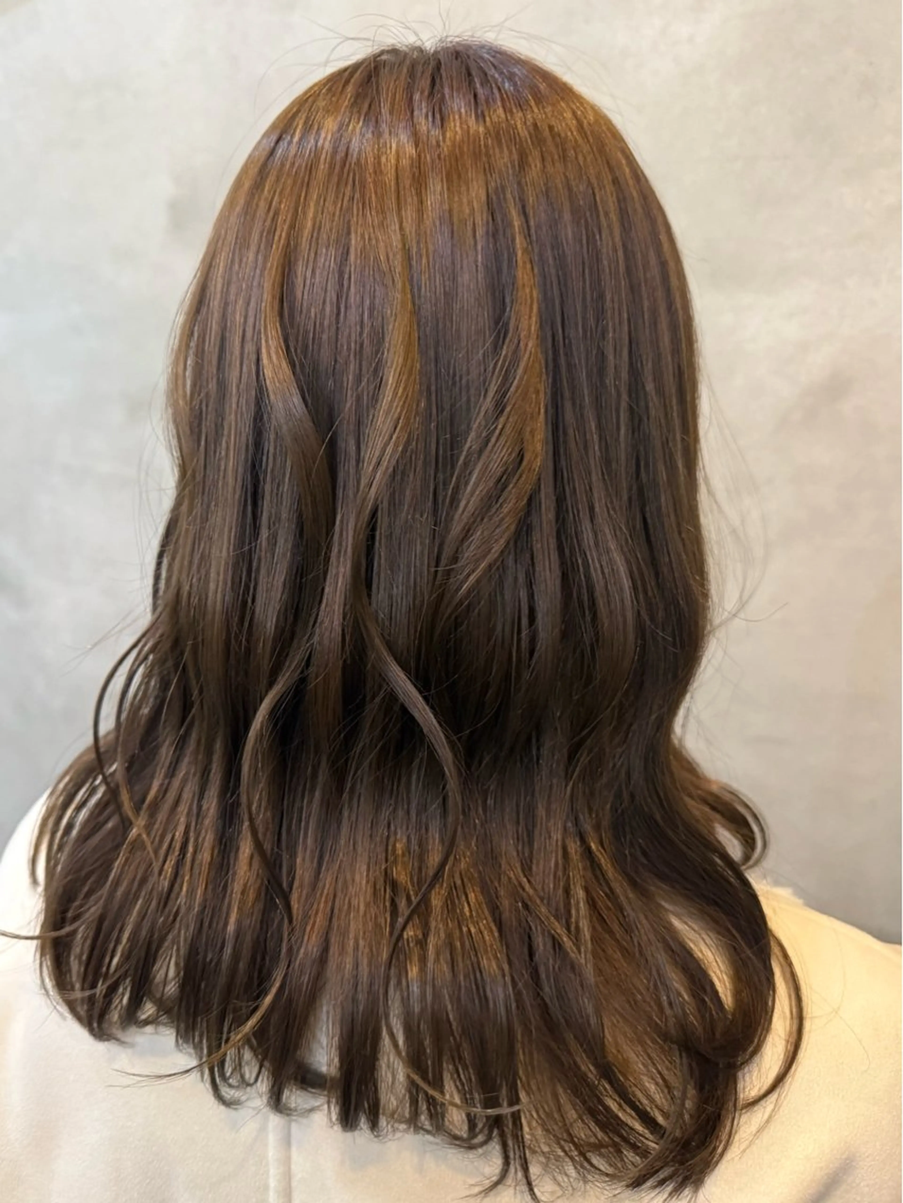 セミロング アッシュ ヘアカラー トリートメント モデル様募集中/ 吉祥寺/ほえみのヘアスタイル