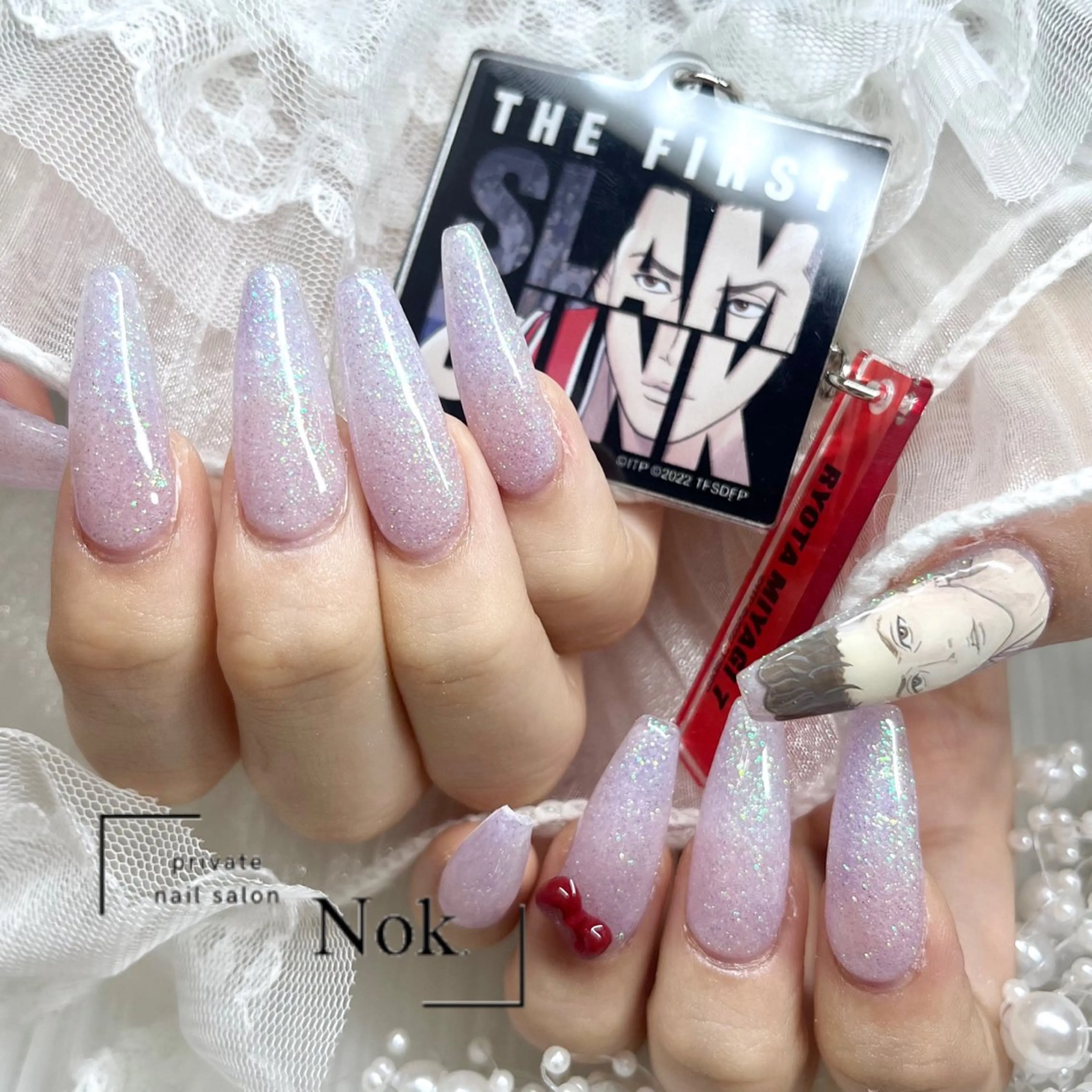 ネイル ロングネイル 持ち込み ハンドネイル 池袋痛ネイル Nok. 渡辺のネイルデザイン