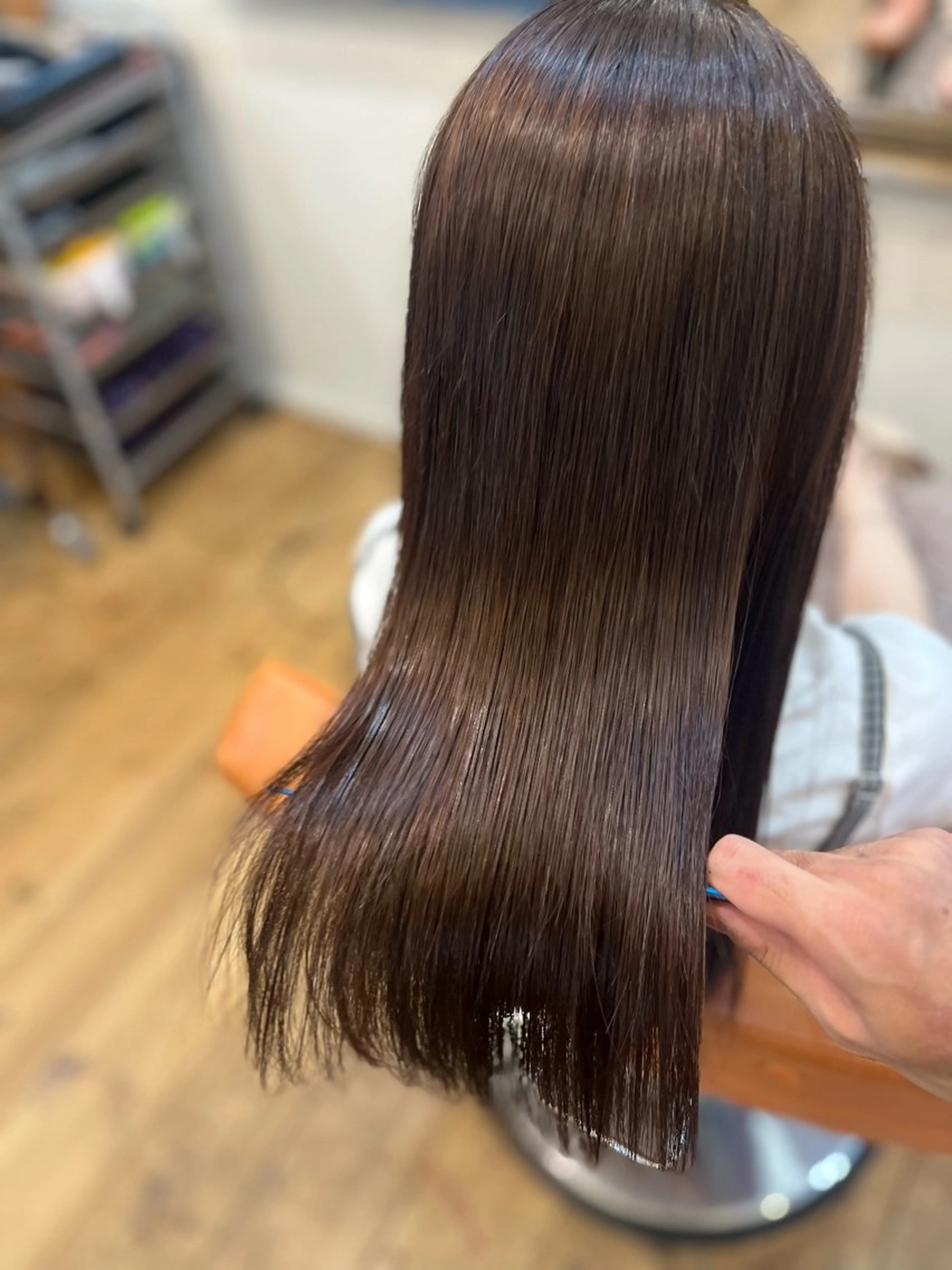 ロング ⚪️髪質改善 縮毛 店長 コウ⚪️のヘアスタイル