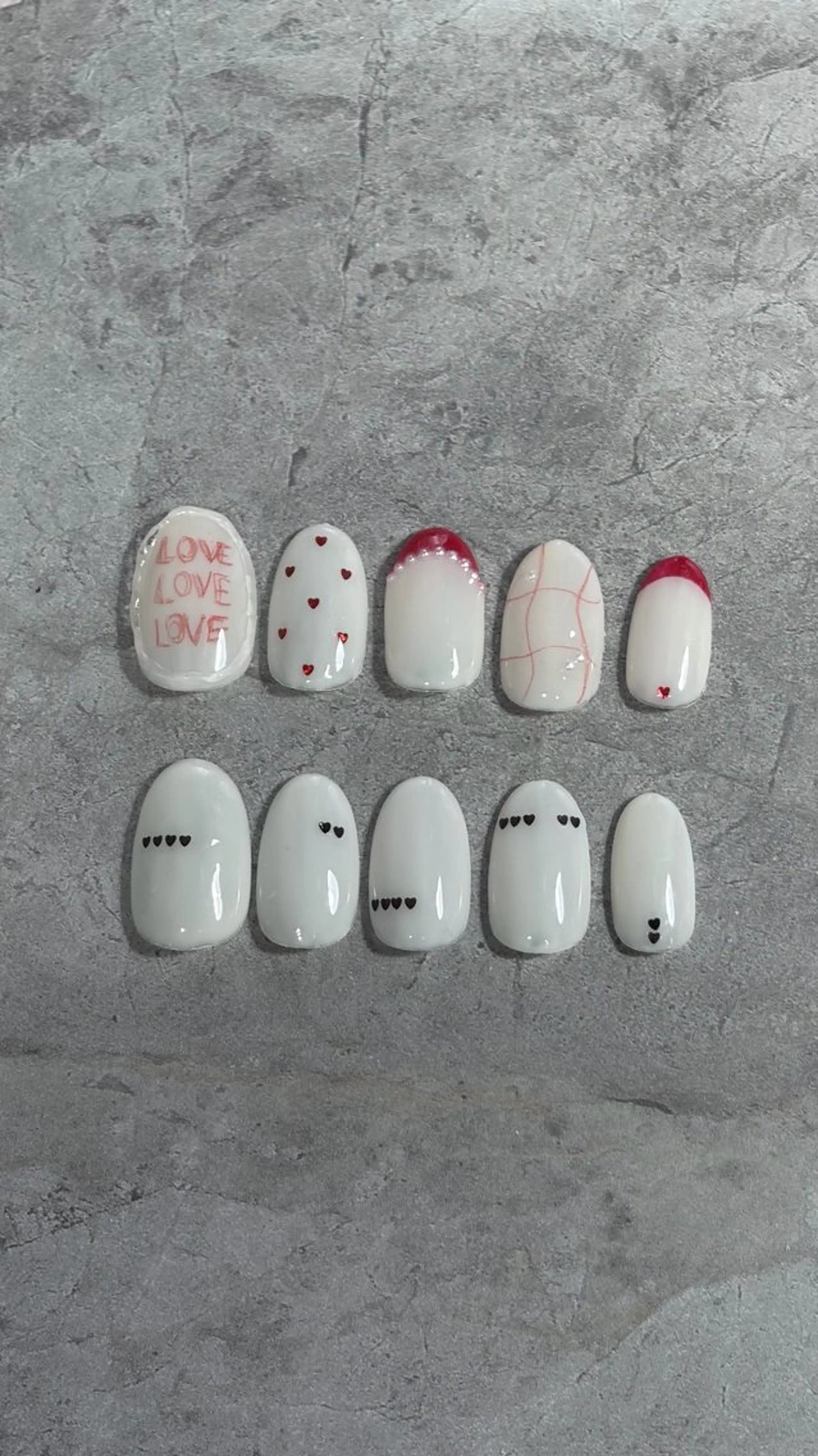 ネイル 韓国ネイル ニュアンスネイル 宮﨑 美里のネイルデザイン