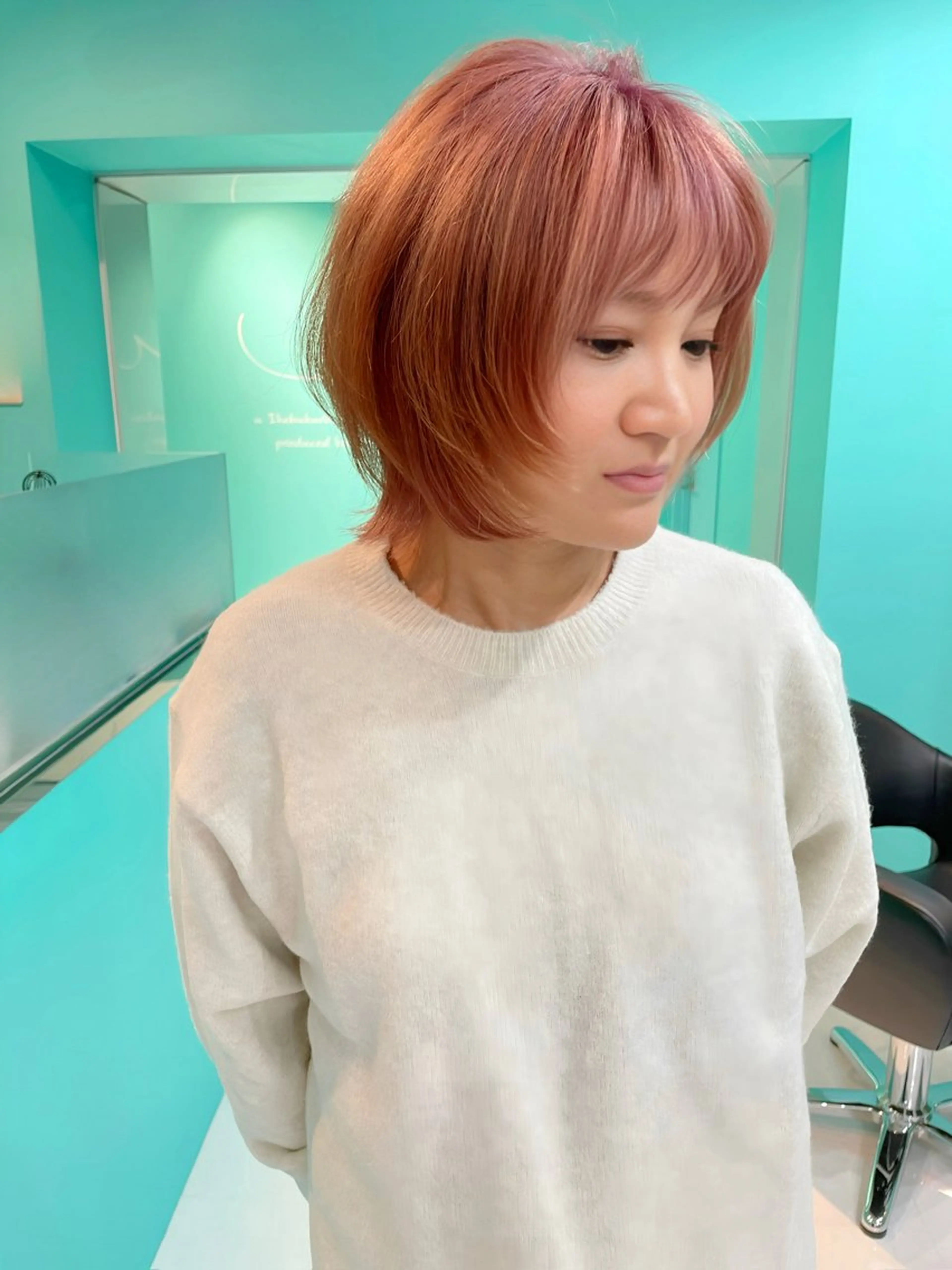 ショート カラー ヘアカラー トリートメント 🫧ショート/ボブ 池袋西口・泡渕✂️のヘアスタイル