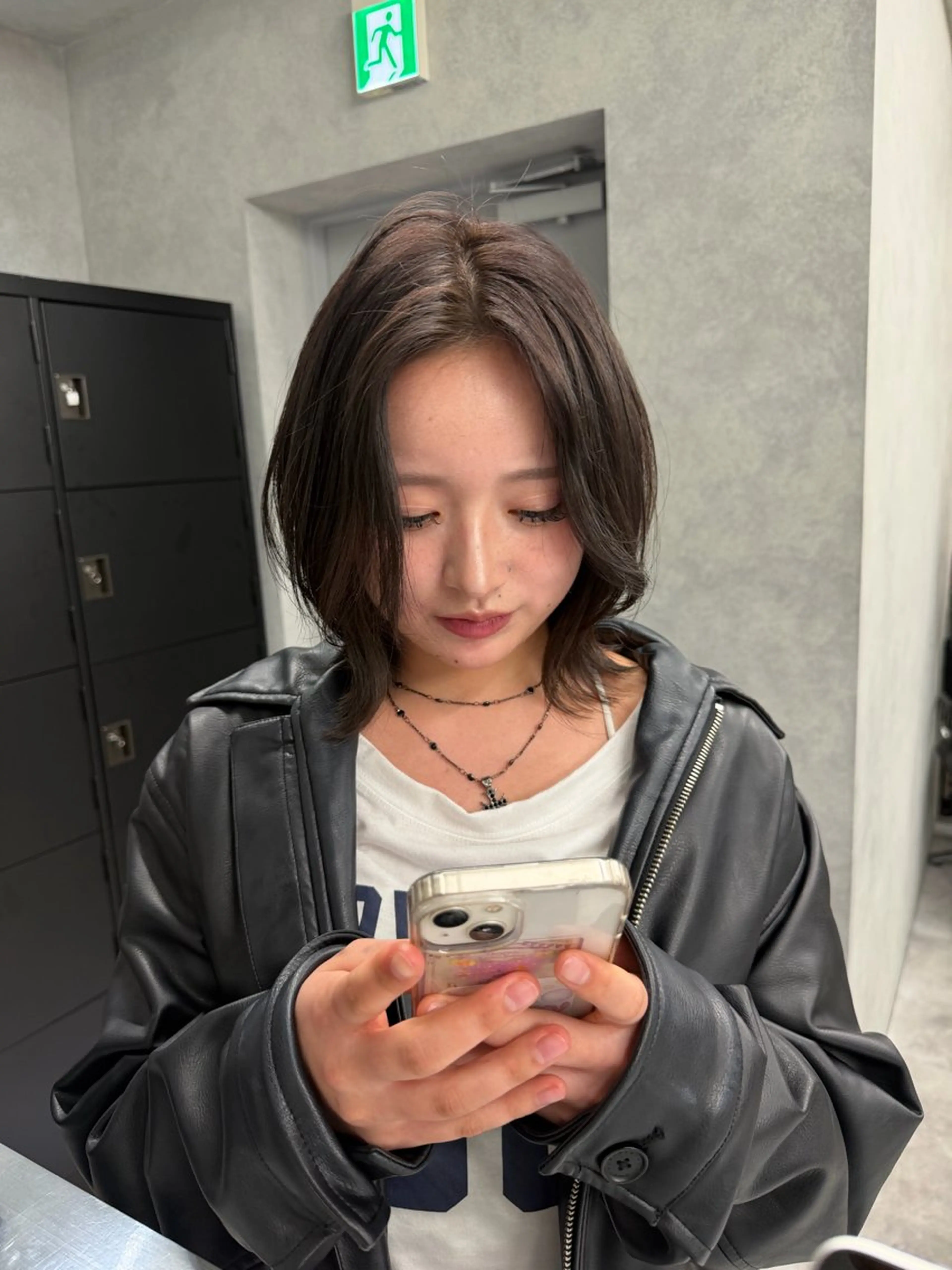 ロング トリートメント ヘアカラー ハイトーン/渋谷 韓国風/Narukaのヘアスタイル