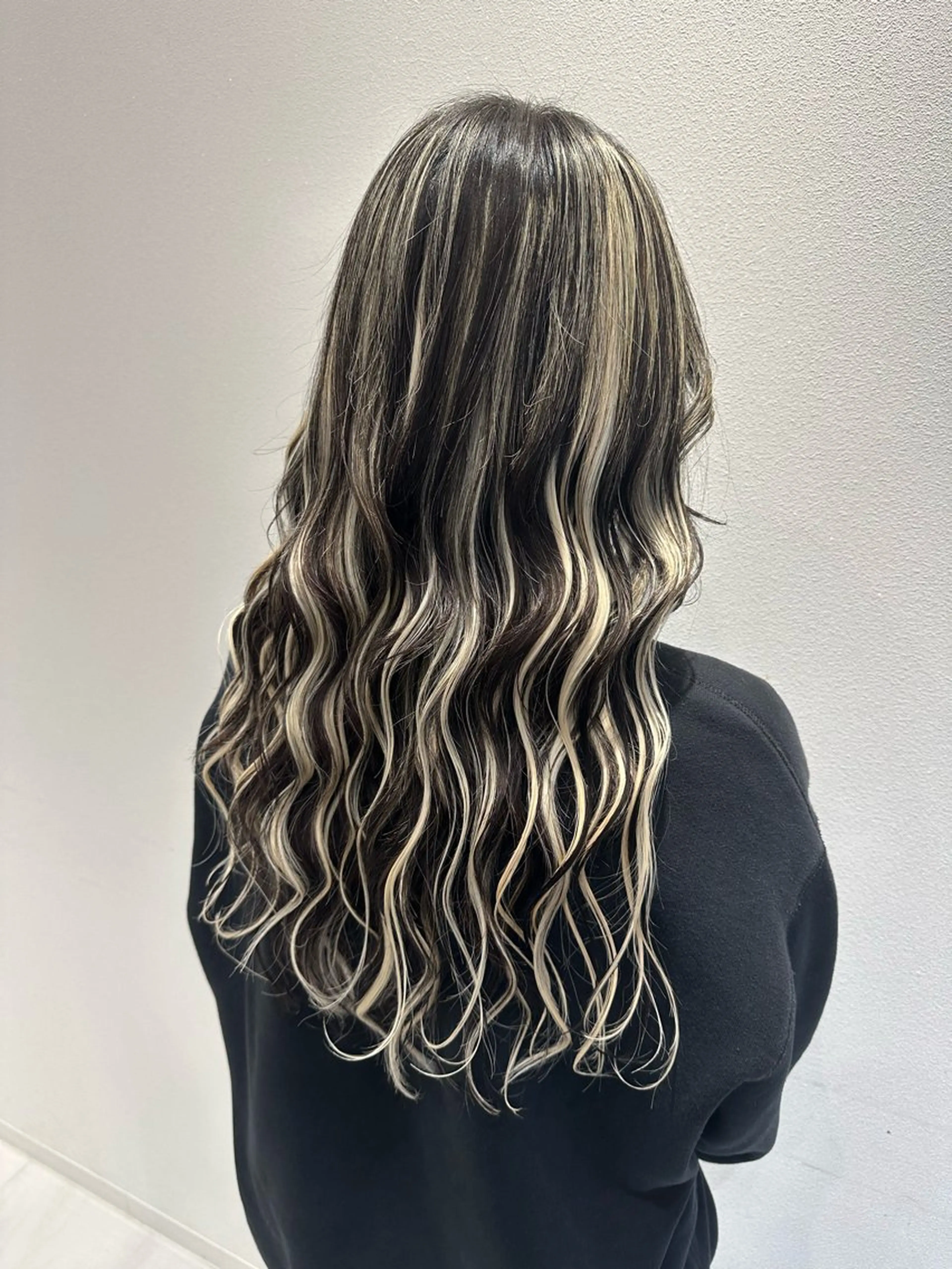 最上級シールエクステ50cm 40本💘🎀（インナーやハイライトなどにオススメ𖤐 ̖́-）の写真