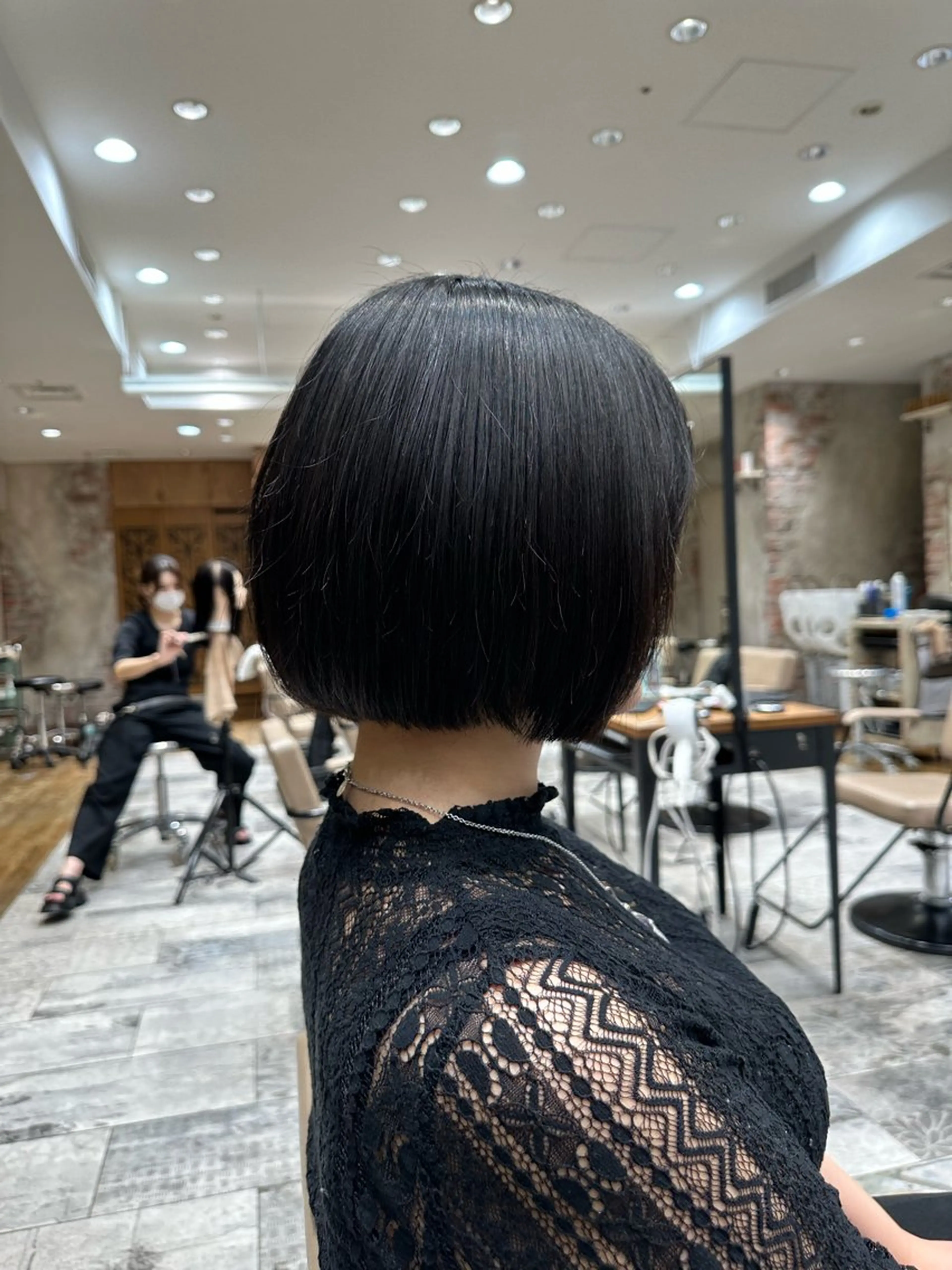 ショート カラー レイヤー/韓国ヘア/ 艶髪/石戸谷海斗のヘアスタイル