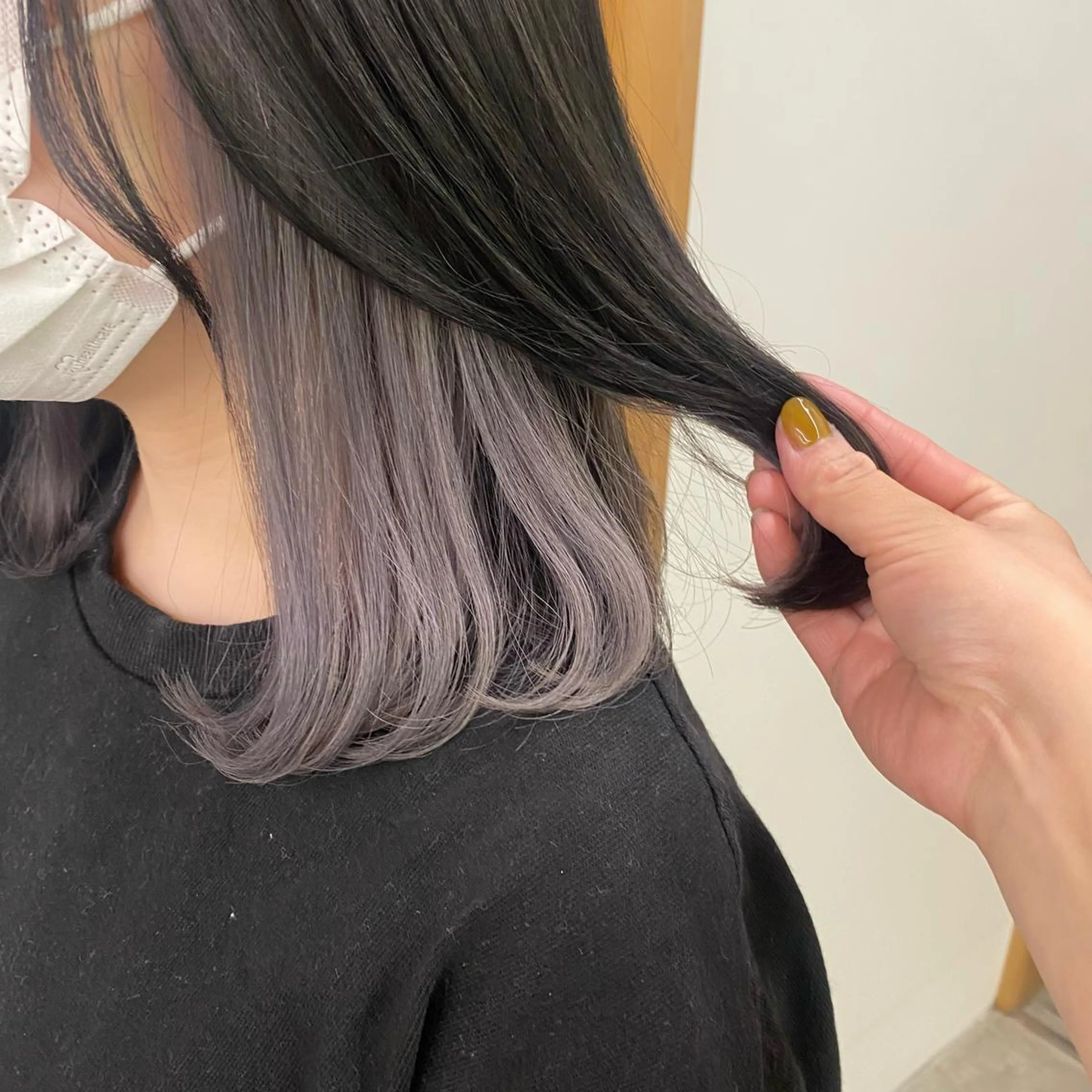 ミディアム ヘアカラー DECORArojii所属・赤坂 菜々恵のヘアスタイル