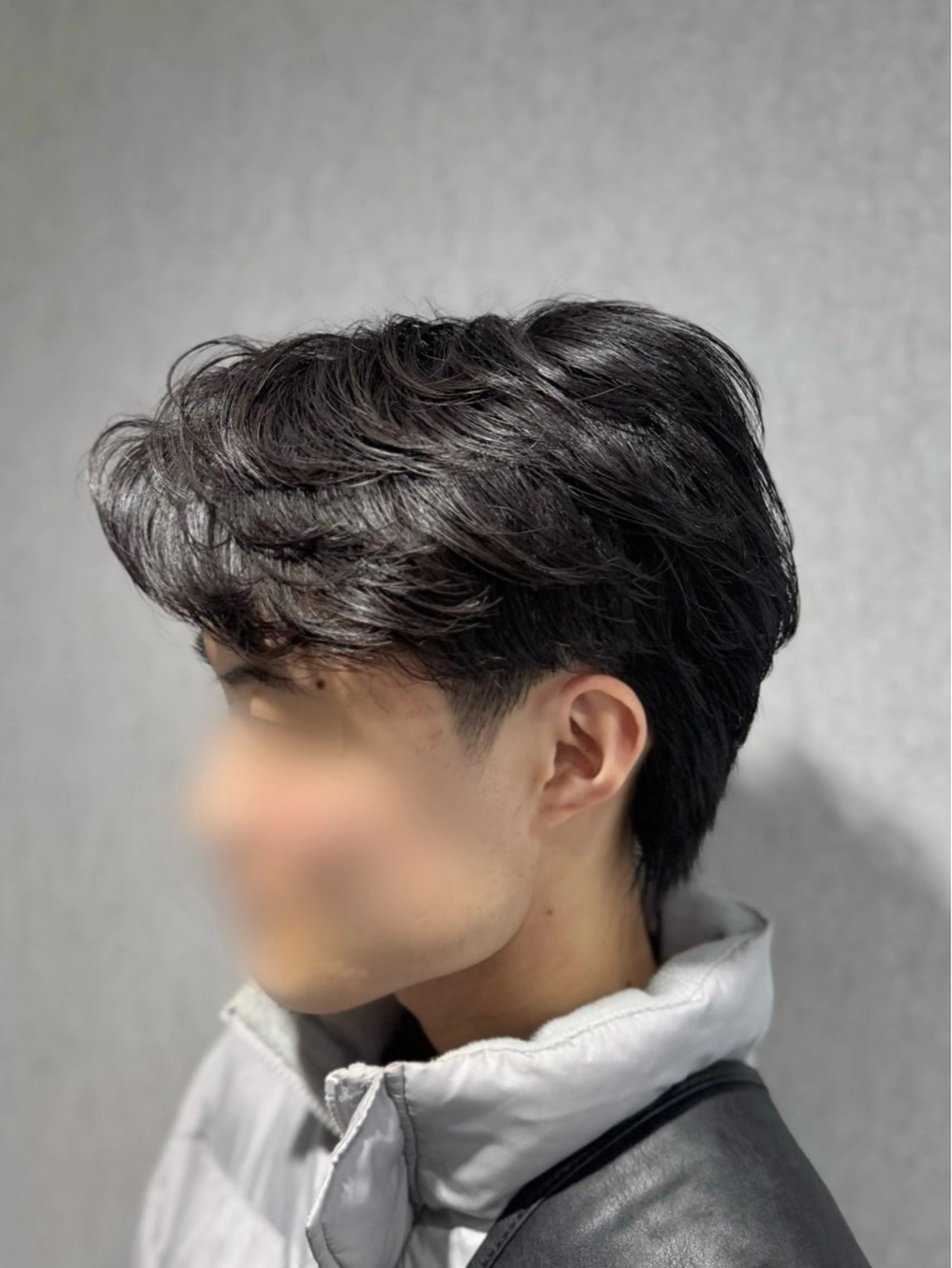 メンズ カット 曲がる縮毛/カルマパ ーマ/池袋/横村大全のヘアスタイル