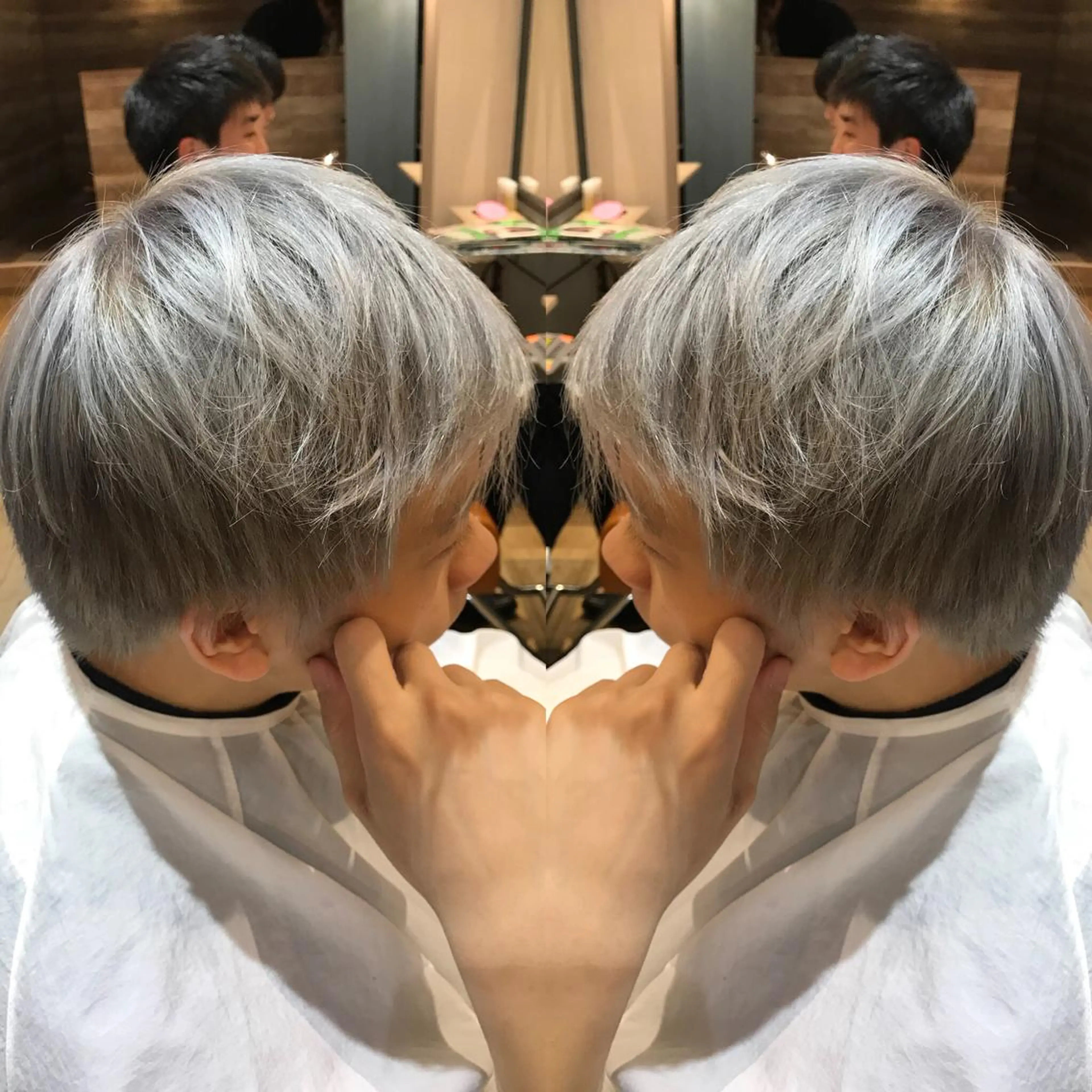 ショート カラー 髪質改善特化 ミサワコウキのヘアスタイル
