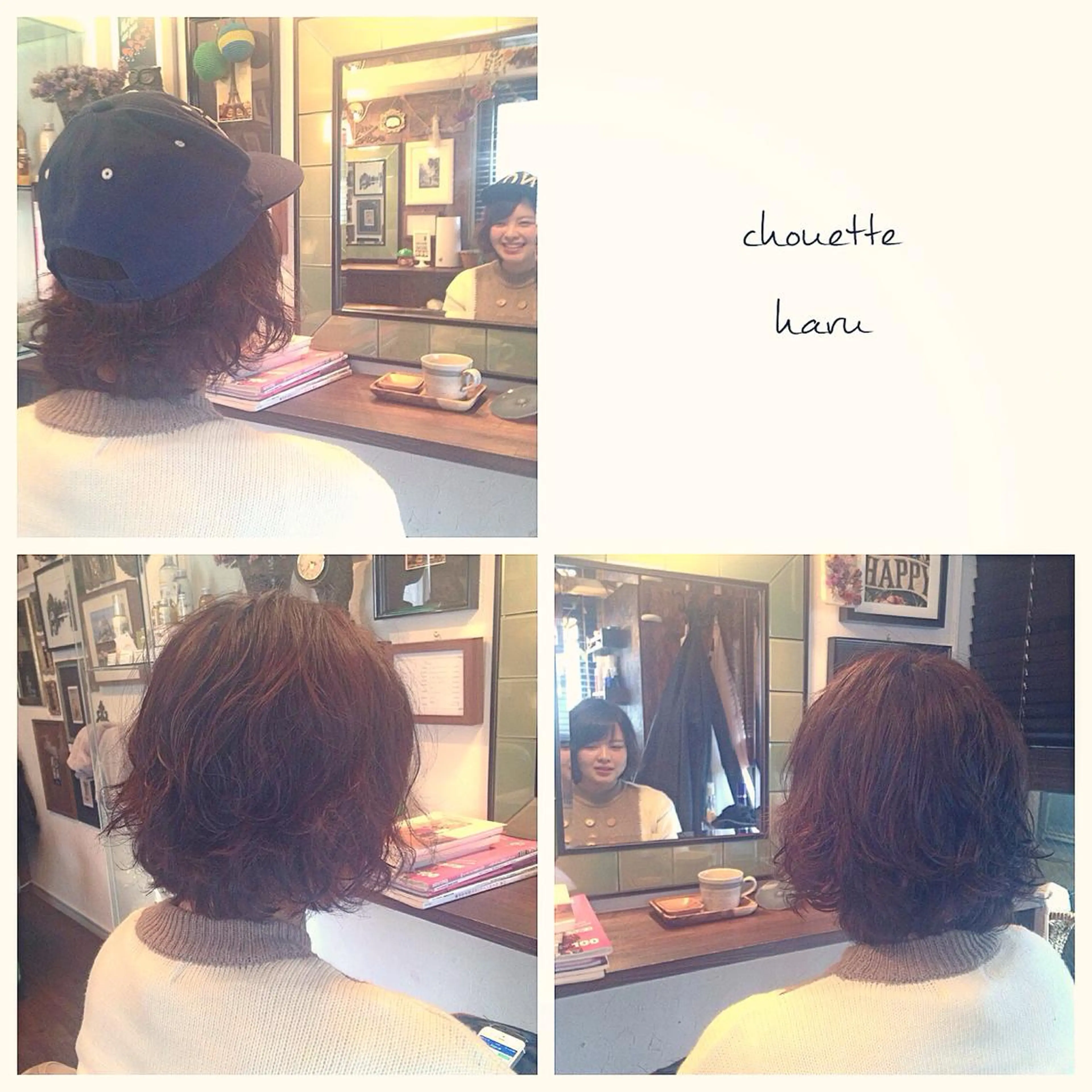 ショート ミディアム カラー パーマ ミディアムパーマ アッシュ 外国人風カラー サダハルカ ｜chouetteのヘアスタイル