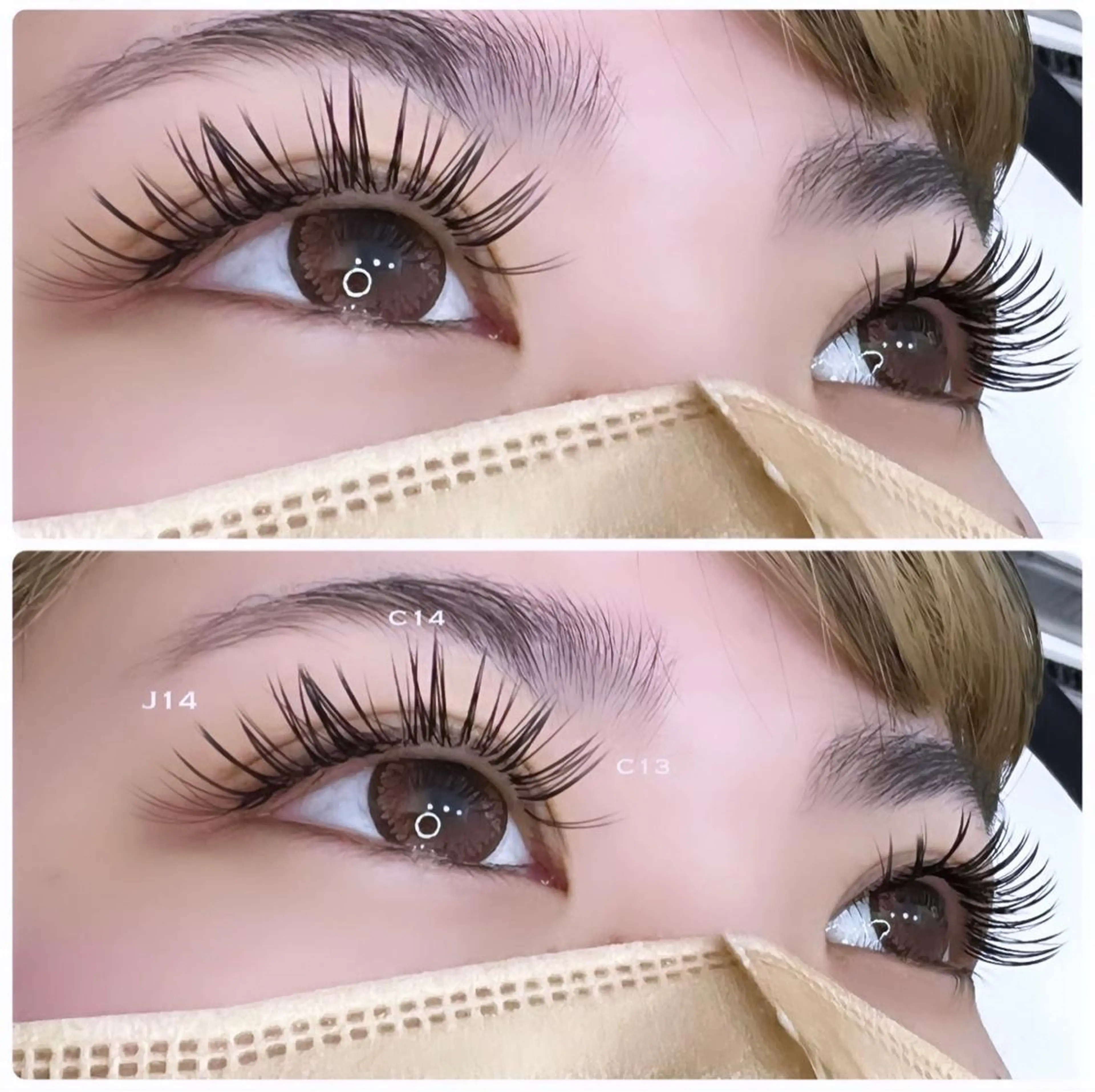 マツエク・マツパ フラットラッシュ Mier所属・太田 莉菜のマツエク・マツパデザイン