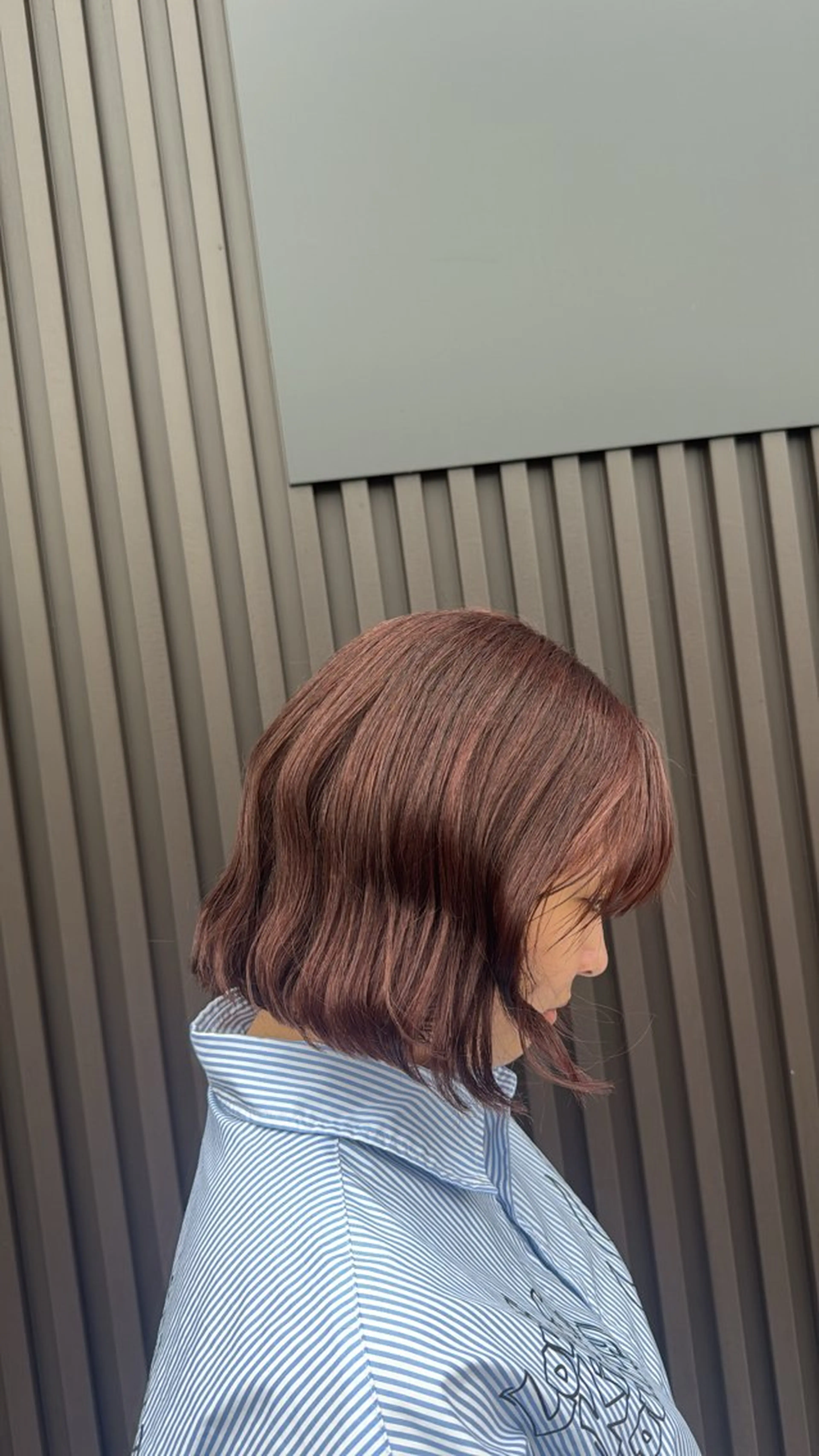 ミディアム ヘアカラー Rinka🌷🩶 艶カラー🫧まつパのヘアスタイル