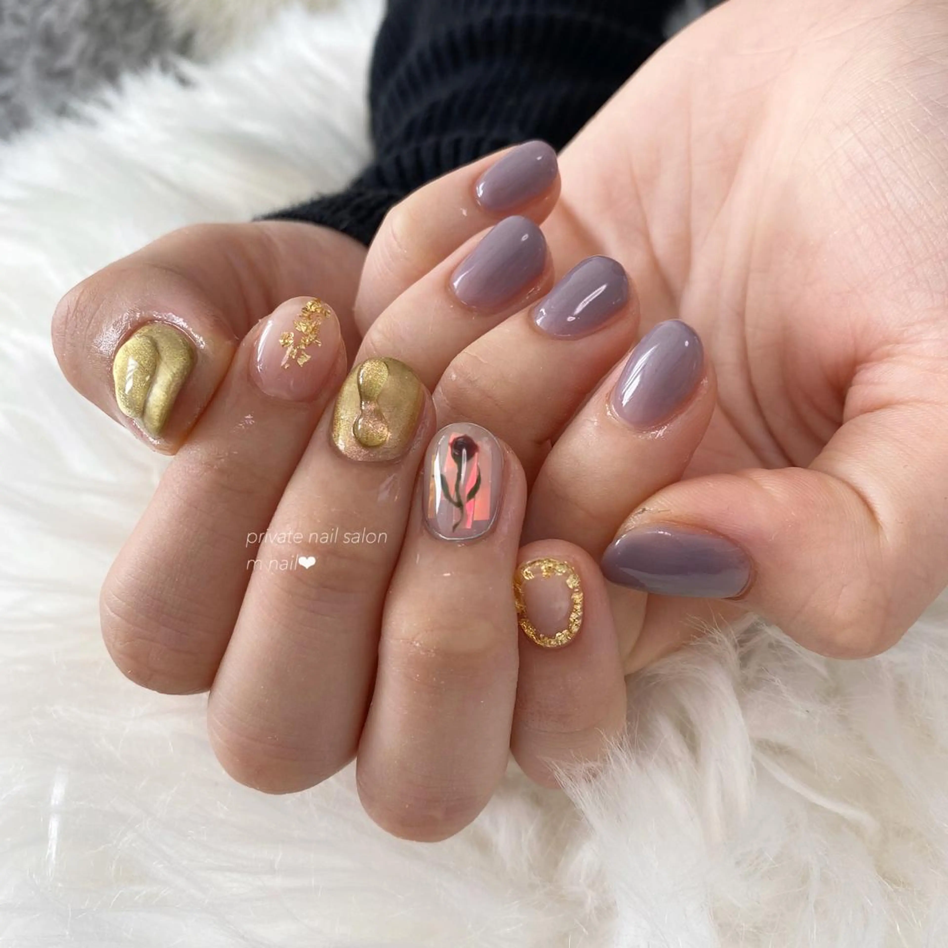 ネイル 持ち込み ハンドネイル 小河原 舞のネイルデザイン