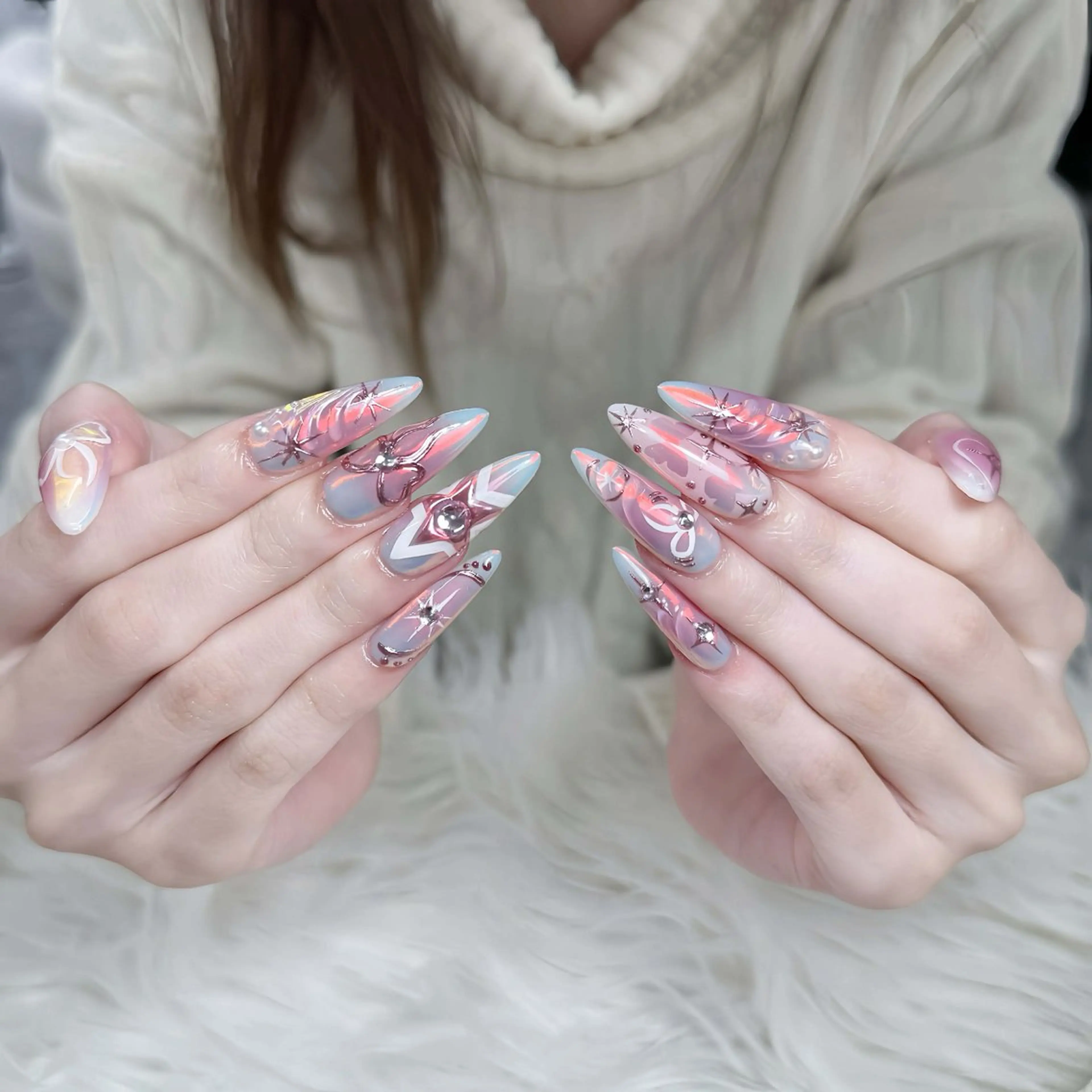 ネイル ハンドネイル いちご chan novaのネイルデザイン