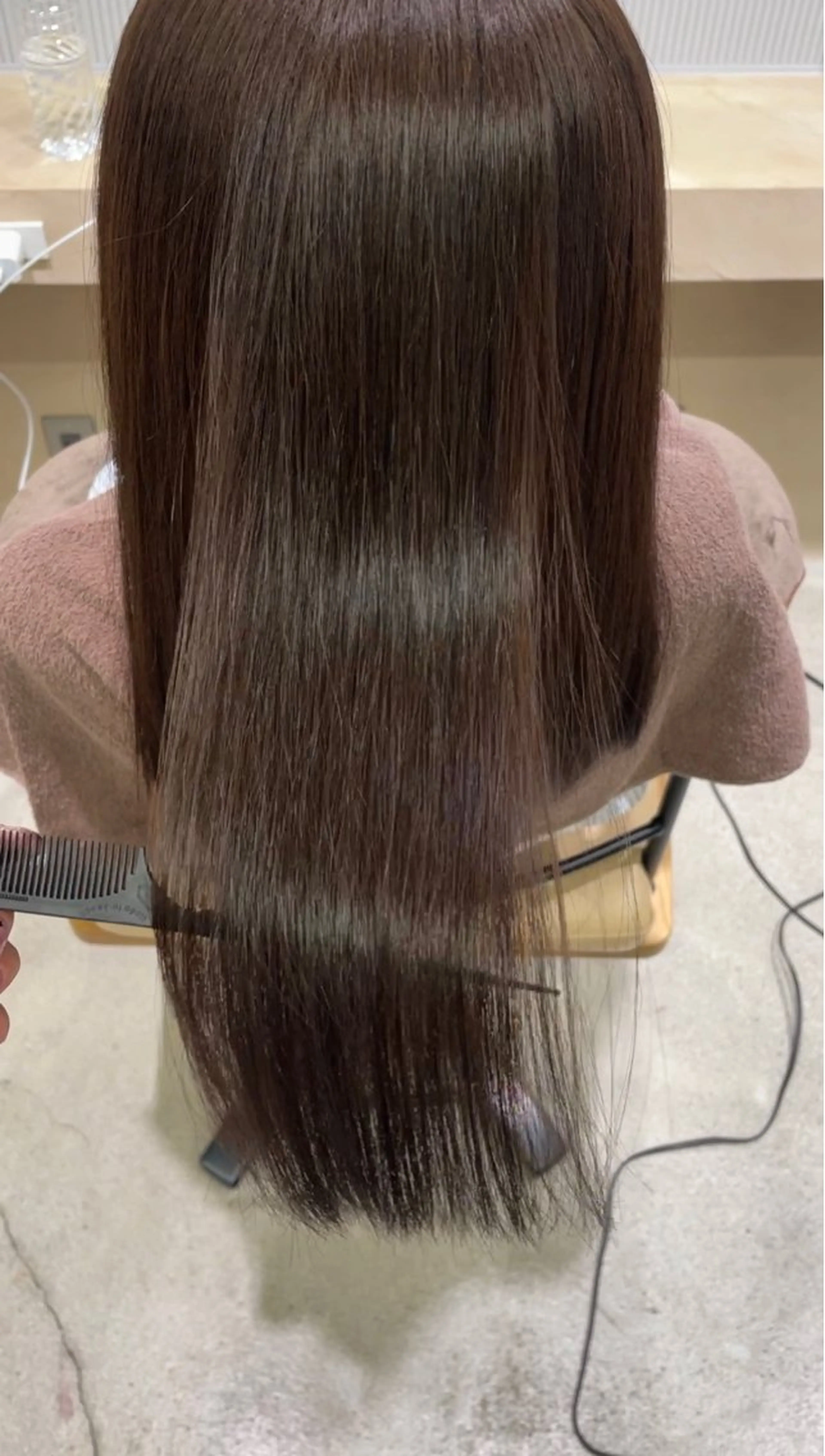 パーマ 髪質改善 縮毛矯正 ストレートパーマ ulu名古屋栄所属・落合しほ/韓国ヘア/ 髪質改善/縮毛矯正のヘアスタイル