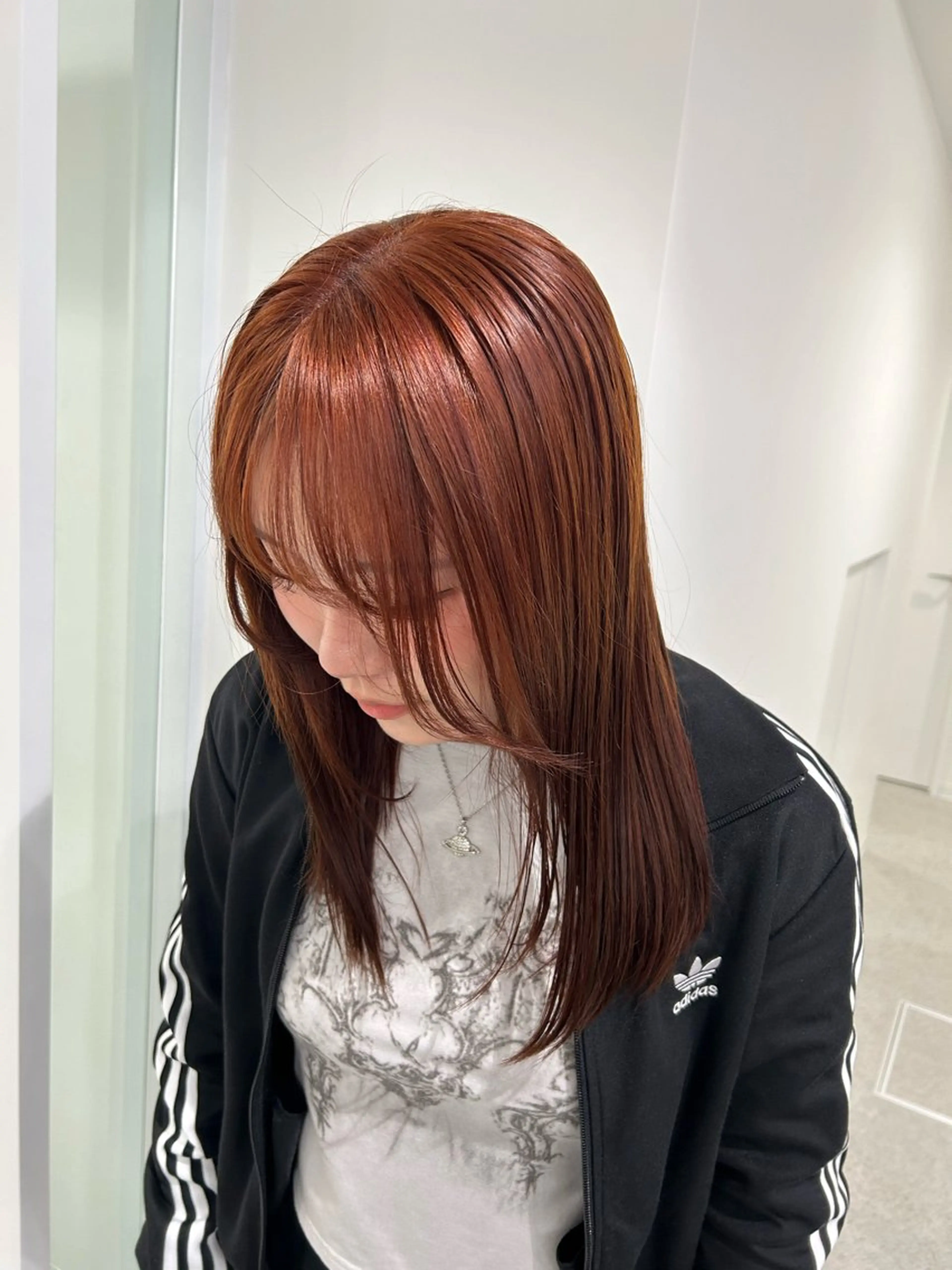 ミディアム カラー 愛結 暖色カラー🎀🩰のヘアスタイル