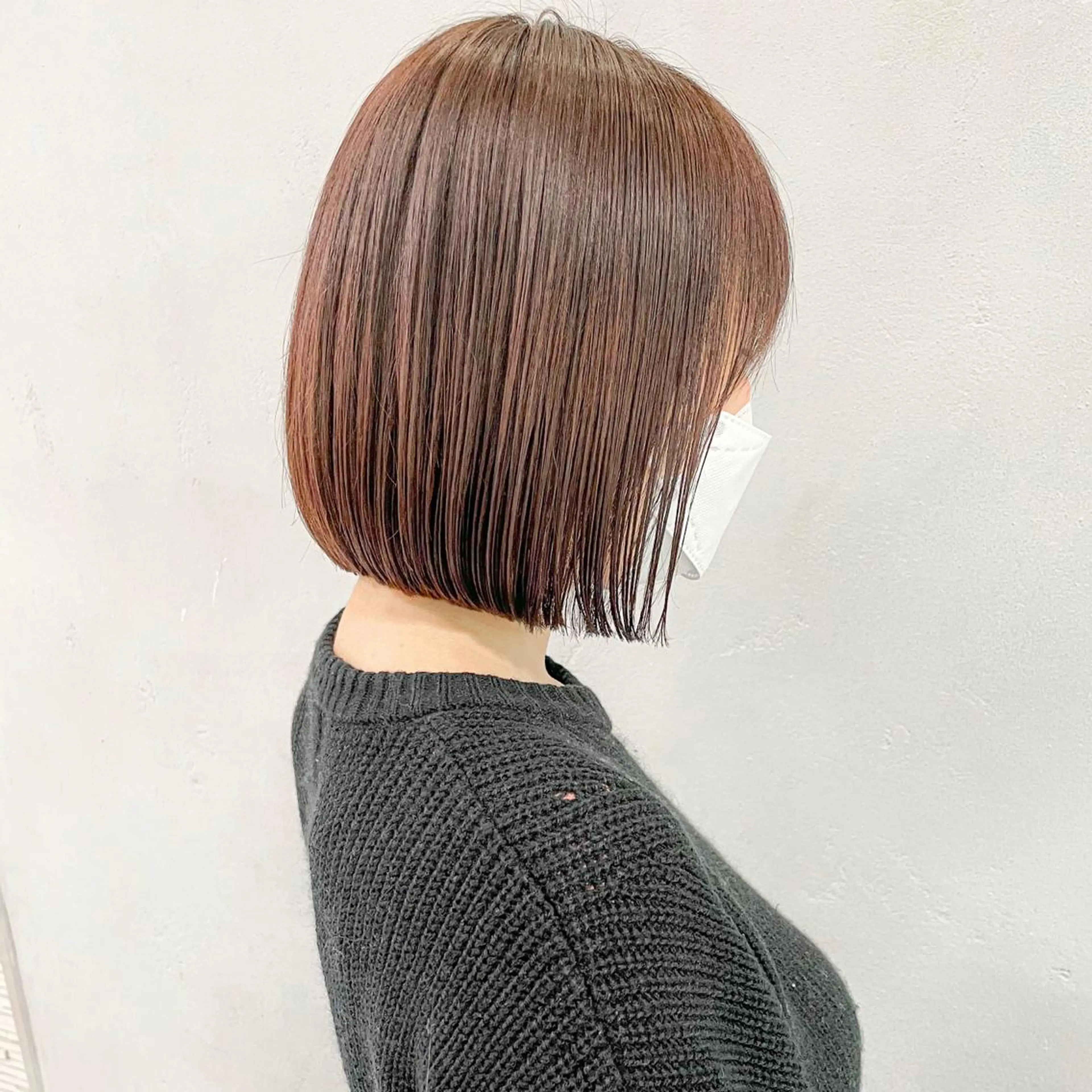 ミディアム カラー カット ヘアカラー トリートメント 阿田 悠士朗のヘアスタイル