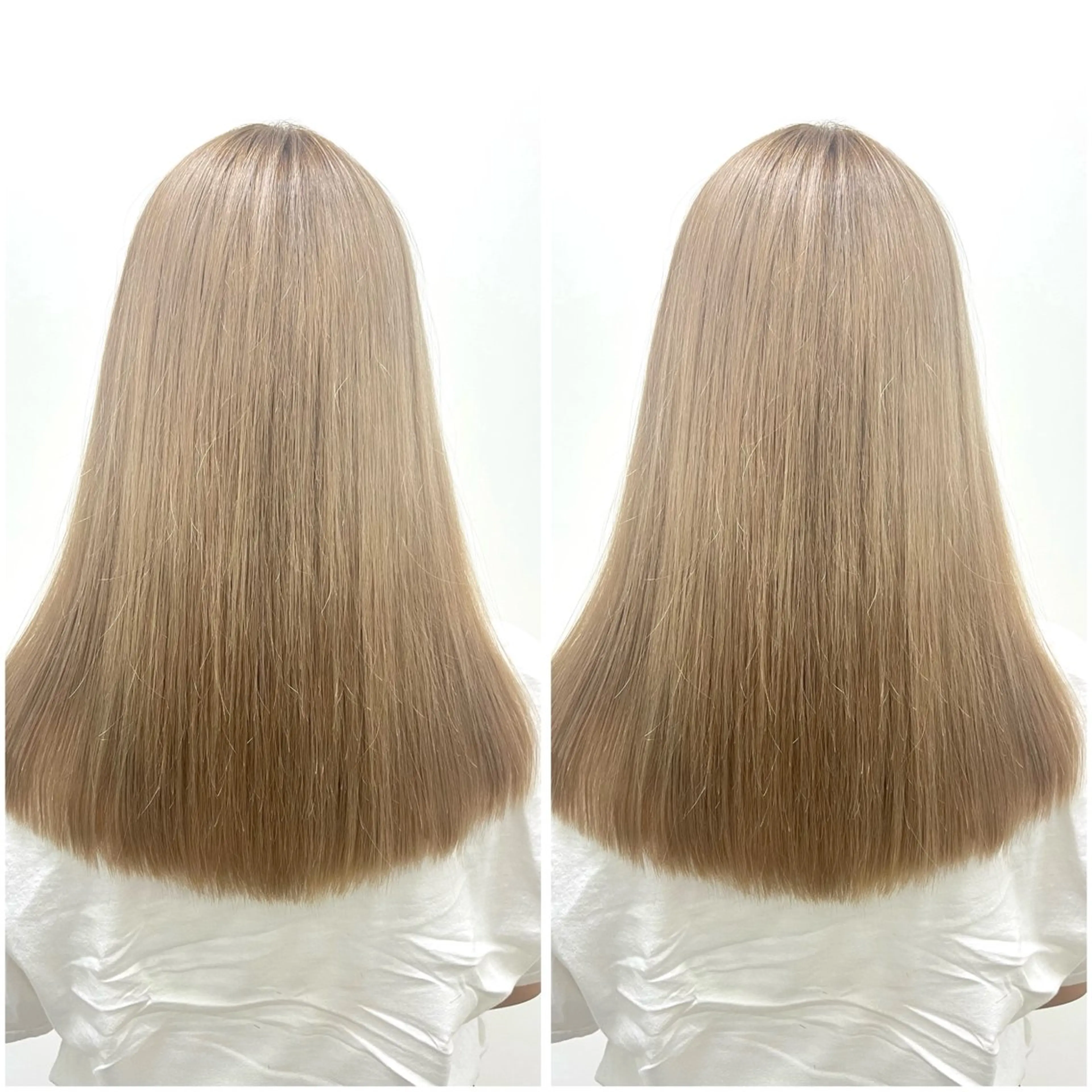 【🎨ダメージを抑えて高発色🎨】ケアブリーチ使用ダブルカラー＋カット✨￥15,450／透明感・外国人風にの写真