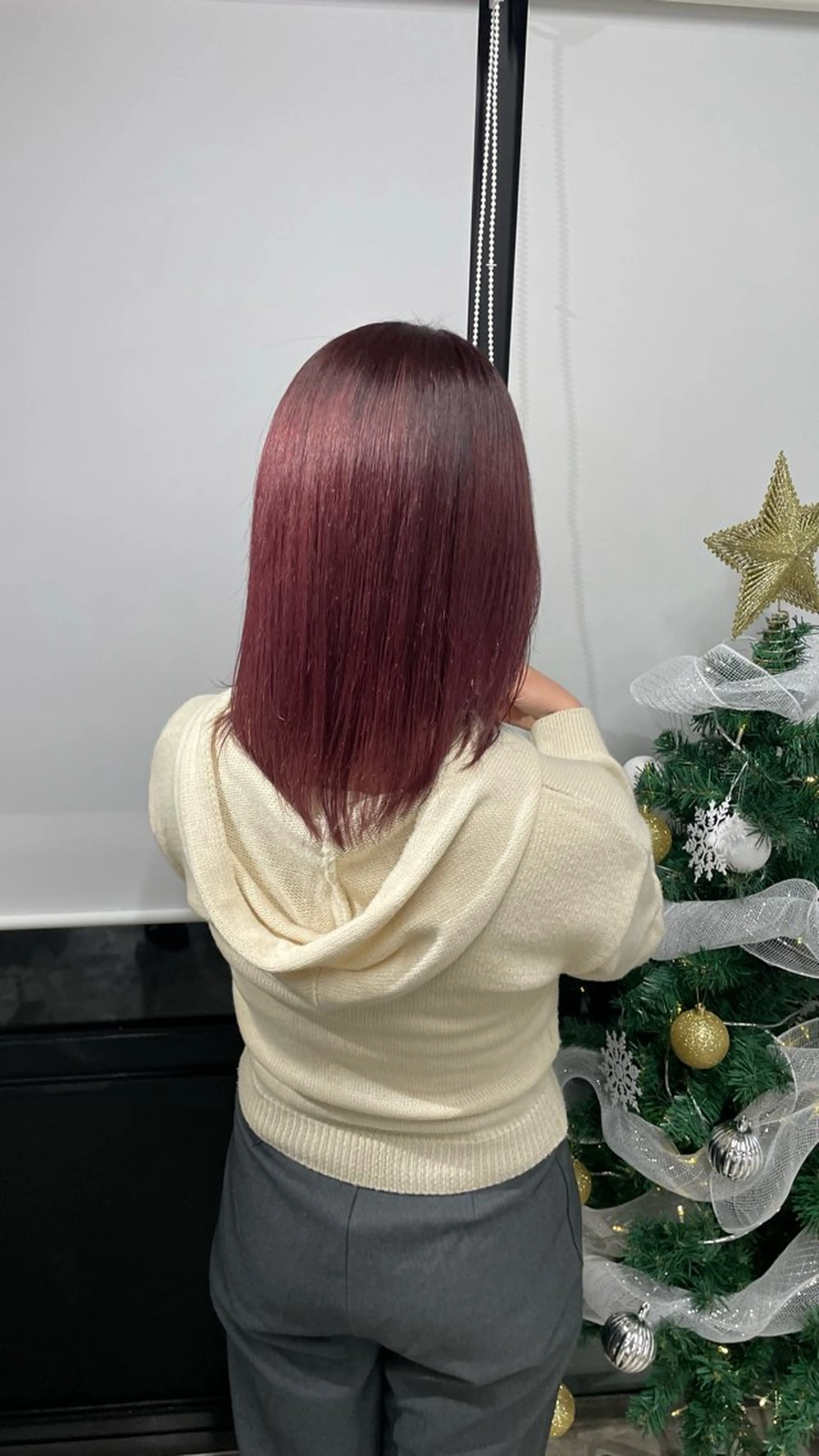 セミロング 山本 彩美香のヘアスタイル