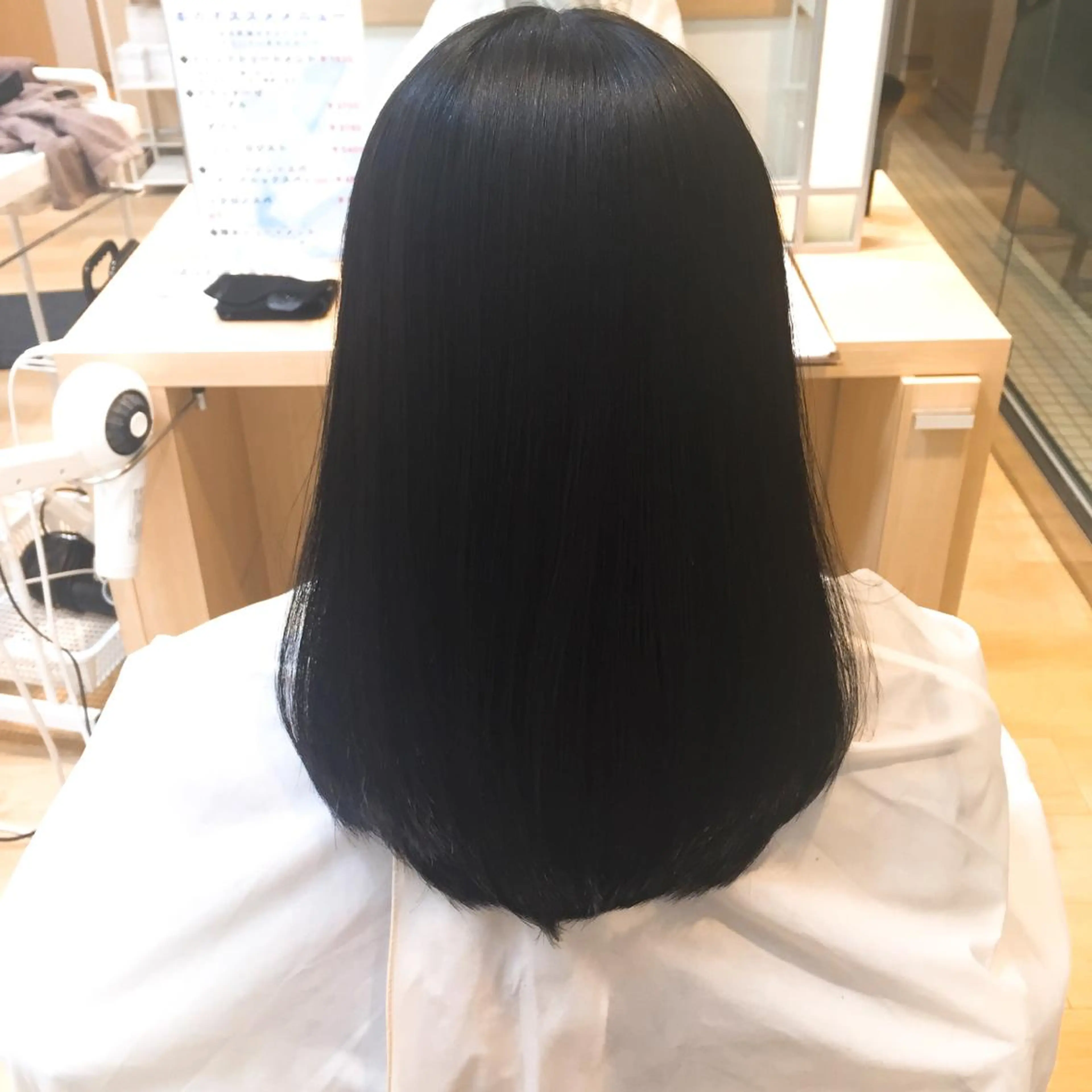 セミロング ヘアカラー トリートメント Ash 亀戸店 岸田奈々👧🏻のヘアスタイル