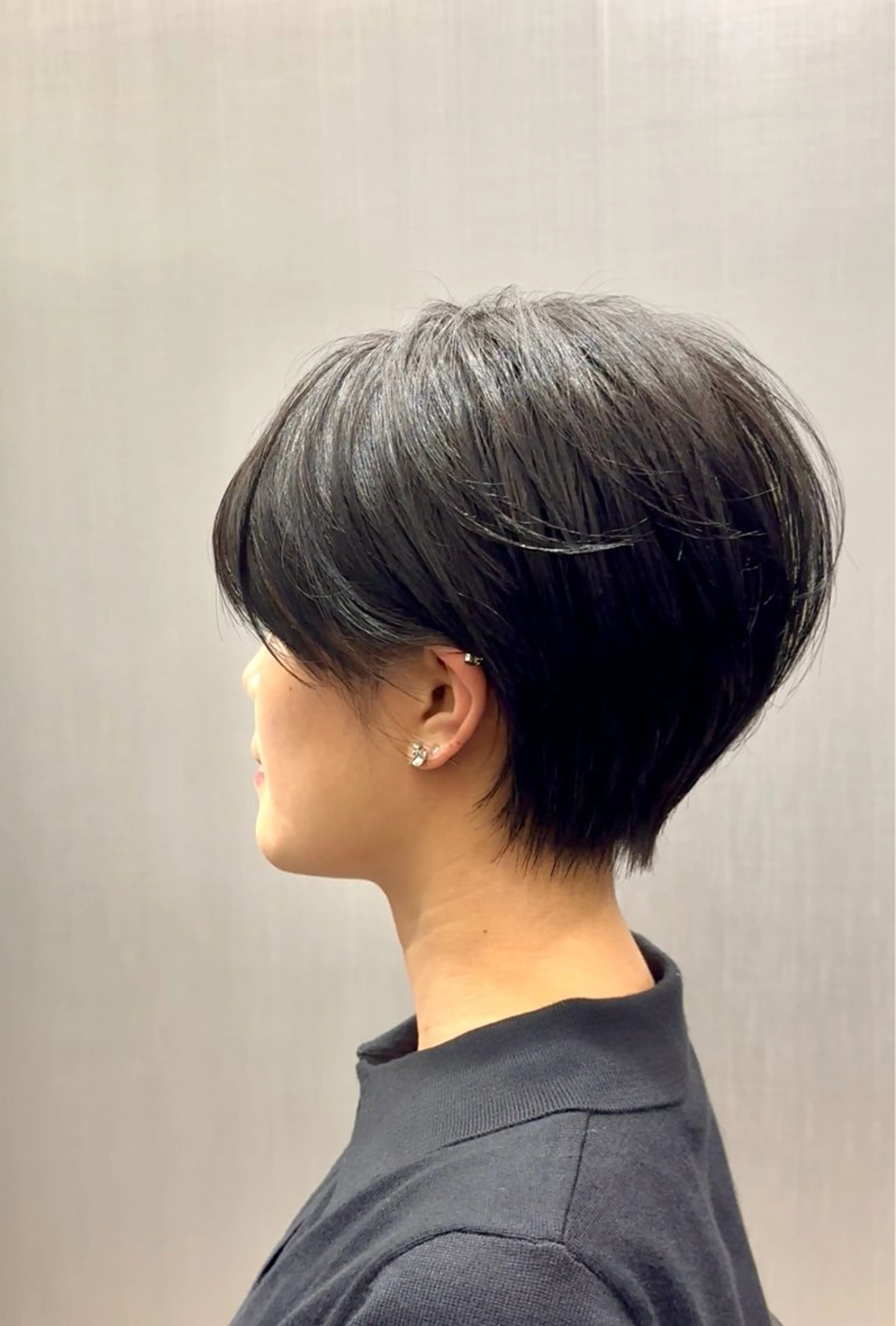 ショート ショートボブ ハンサムショート 丸みショート ボブ くびれヘア HARUKI  MINATO Japan広島紙屋町店所属・hmj紙屋町店 脊戸智志のエステ・リラクイメージ